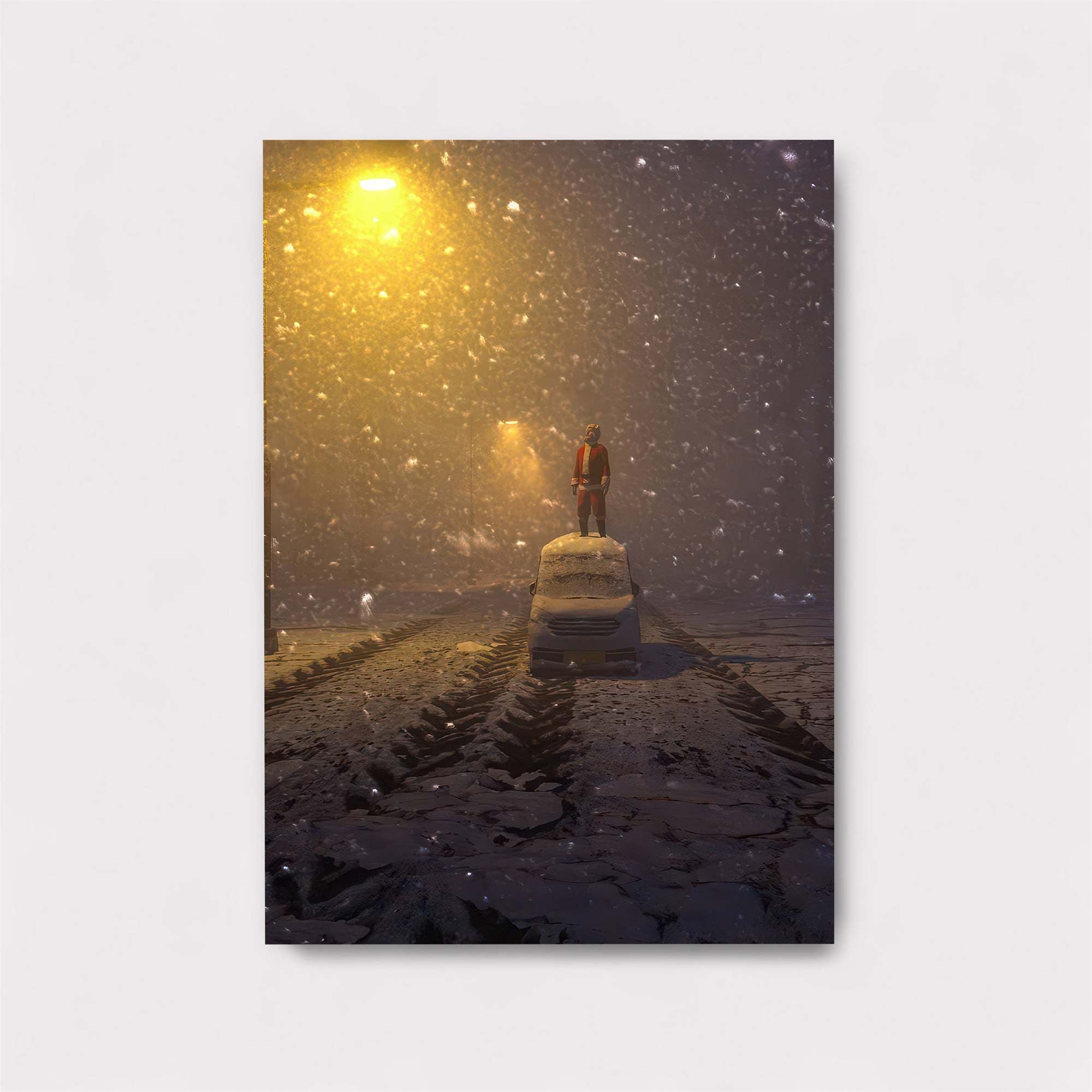 Snowbound Solitude Safe Wall Magnetic / M