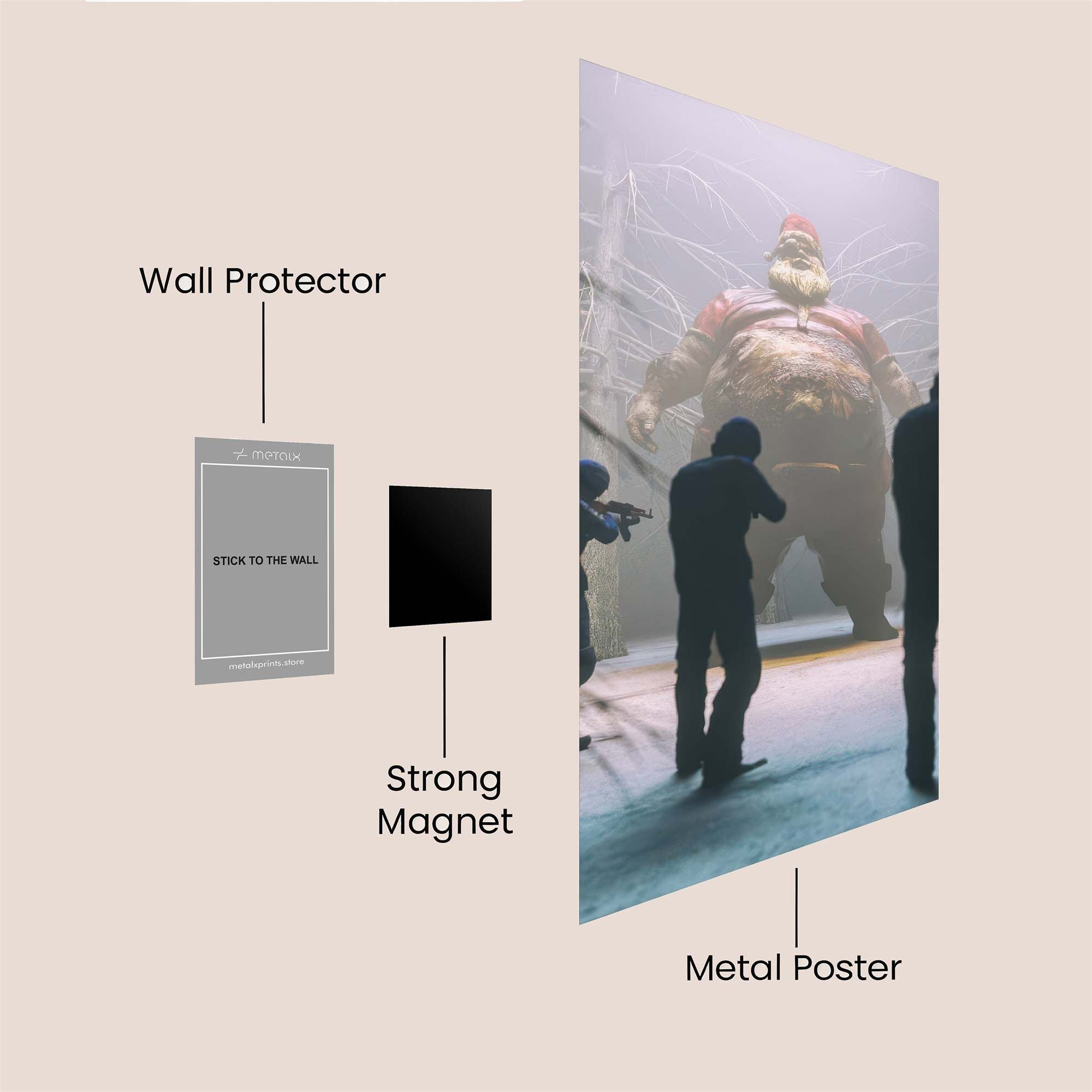 Santa Sinister Safe Wall Magnetic / M