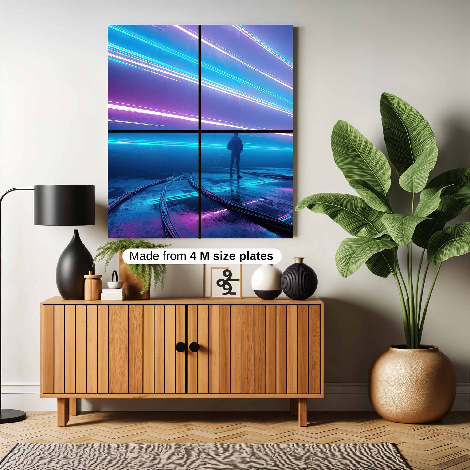Neon Solitude Safe Wall Magnetic / M