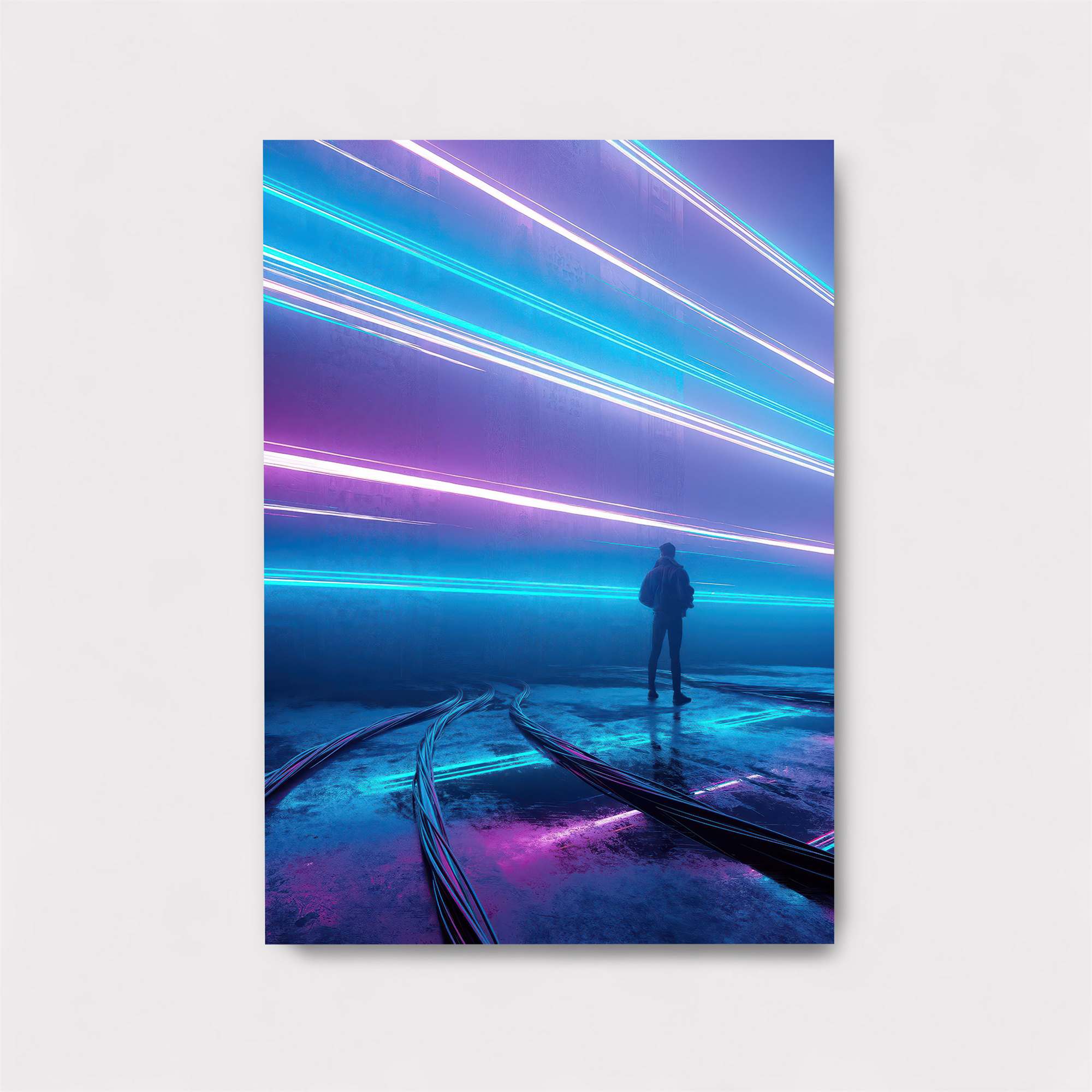 Neon Solitude Safe Wall Magnetic / M