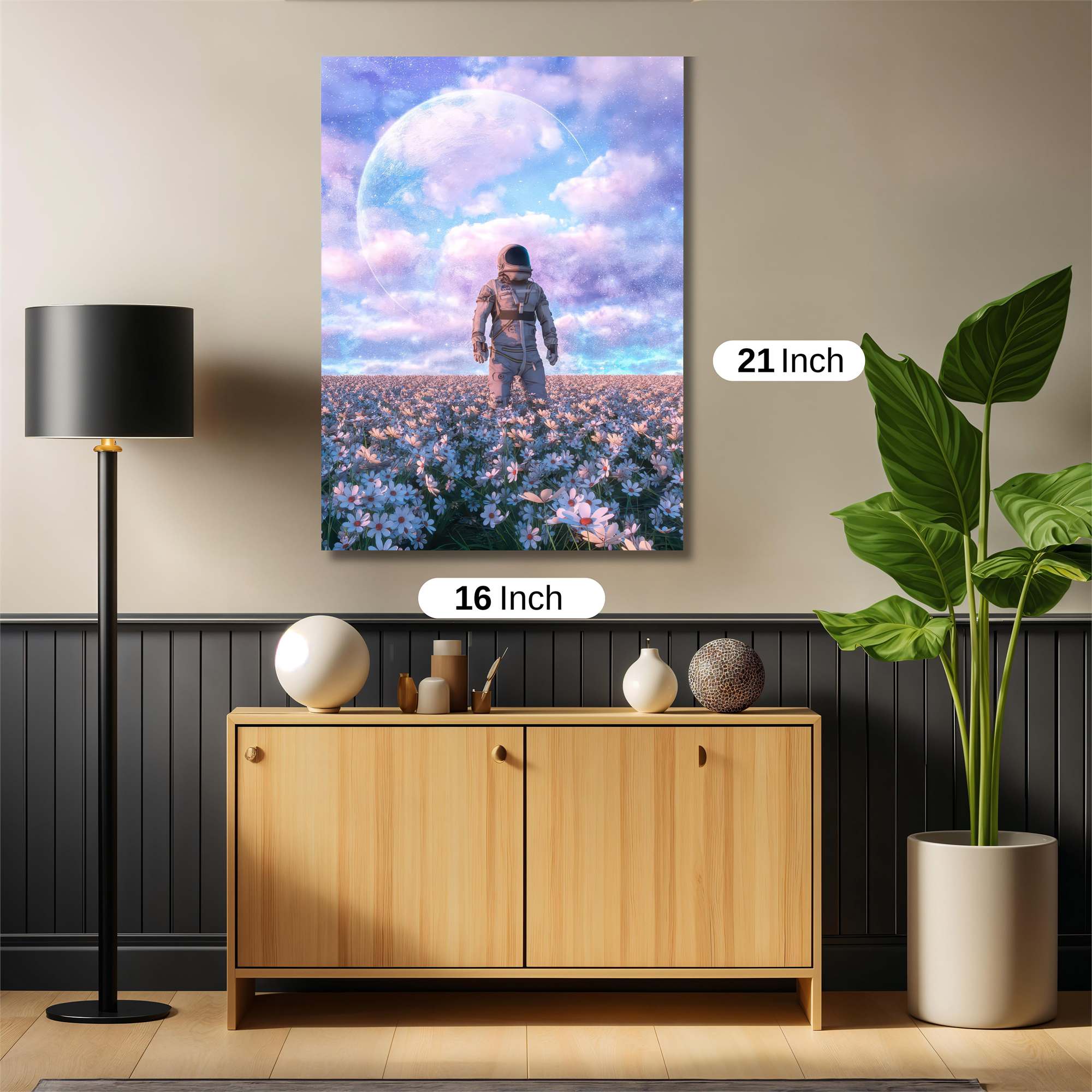 Astronaut Dreamscape Safe Wall Magnetic / M