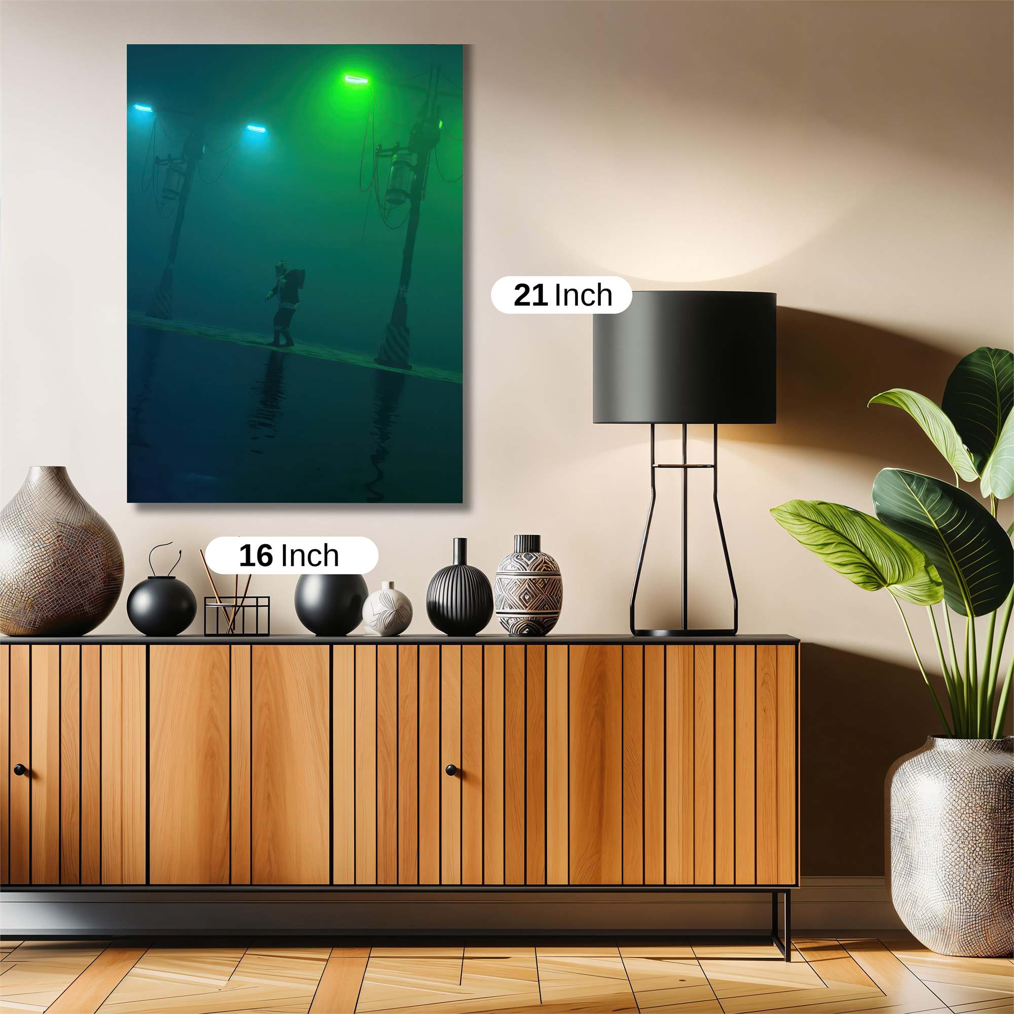 Neon Solitude Safe Wall Magnetic / M