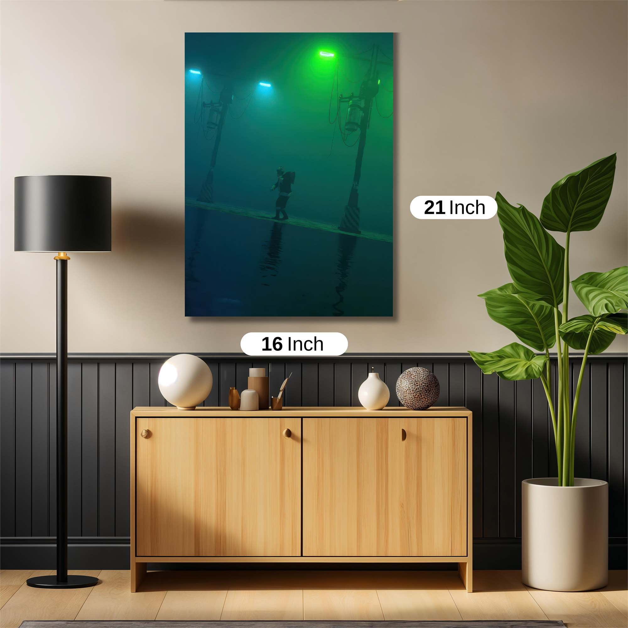 Neon Solitude Safe Wall Magnetic / M