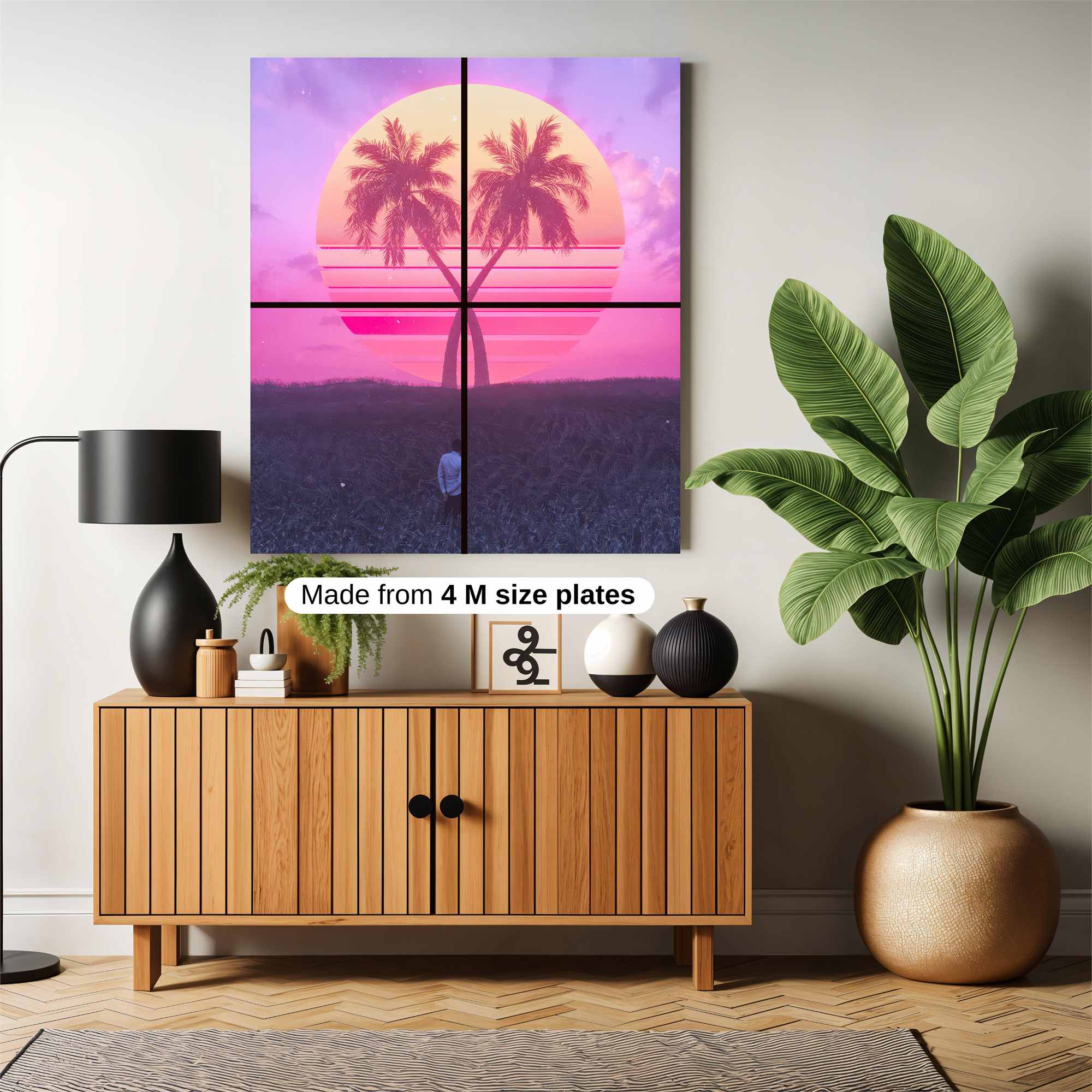 Sunset Serenity Safe Wall Magnetic / M