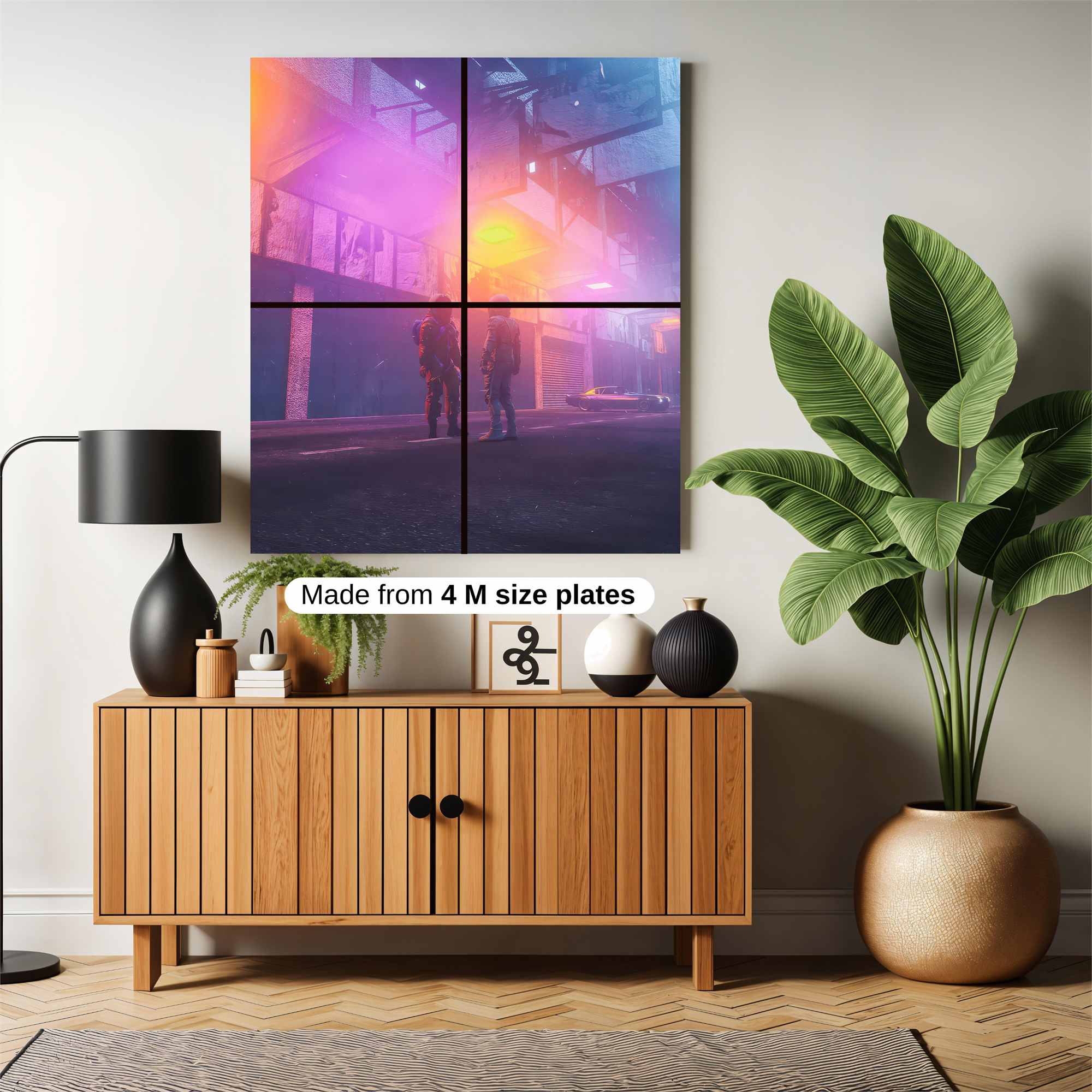 Astronauts Serene Safe Wall Magnetic / M