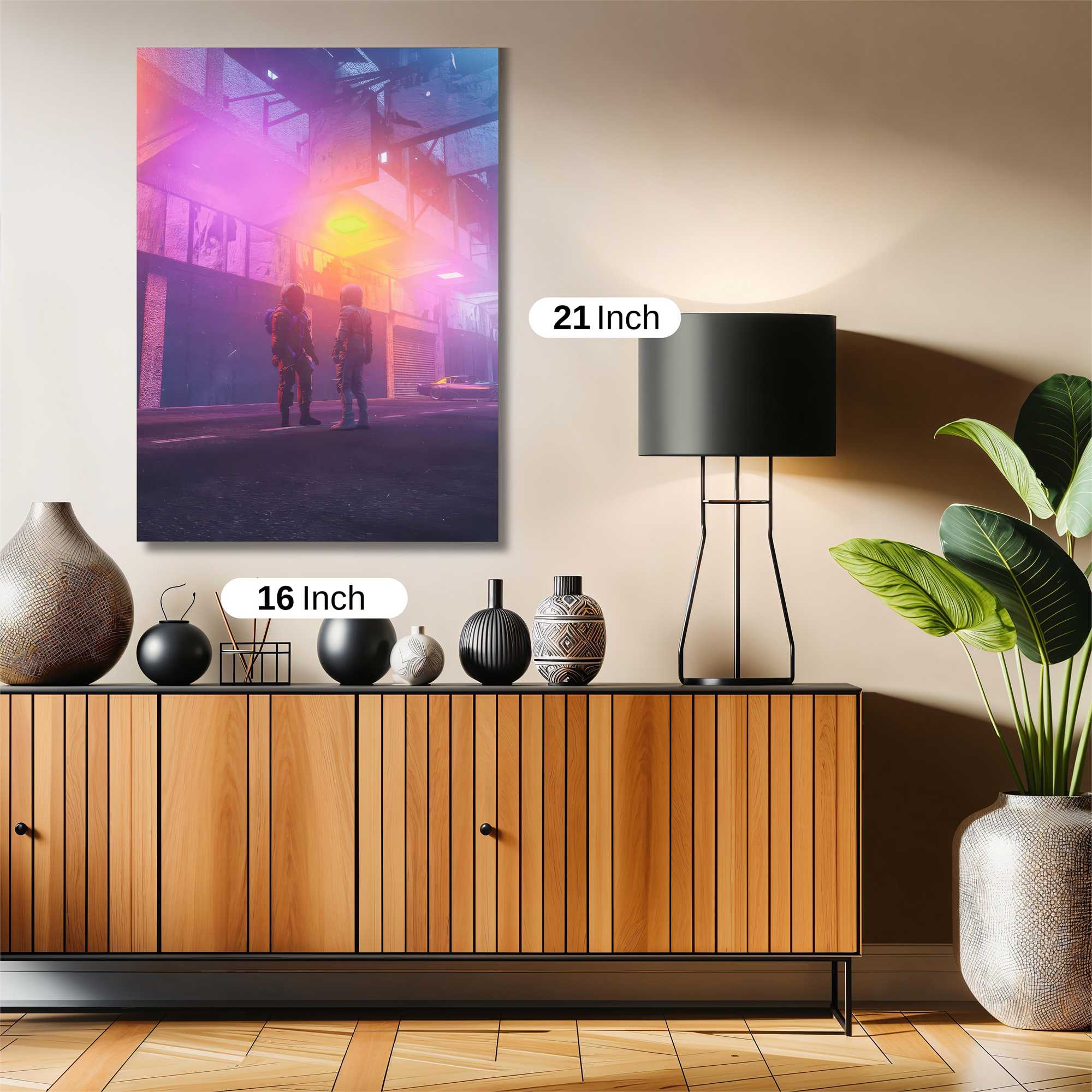 Astronauts Serene Safe Wall Magnetic / M