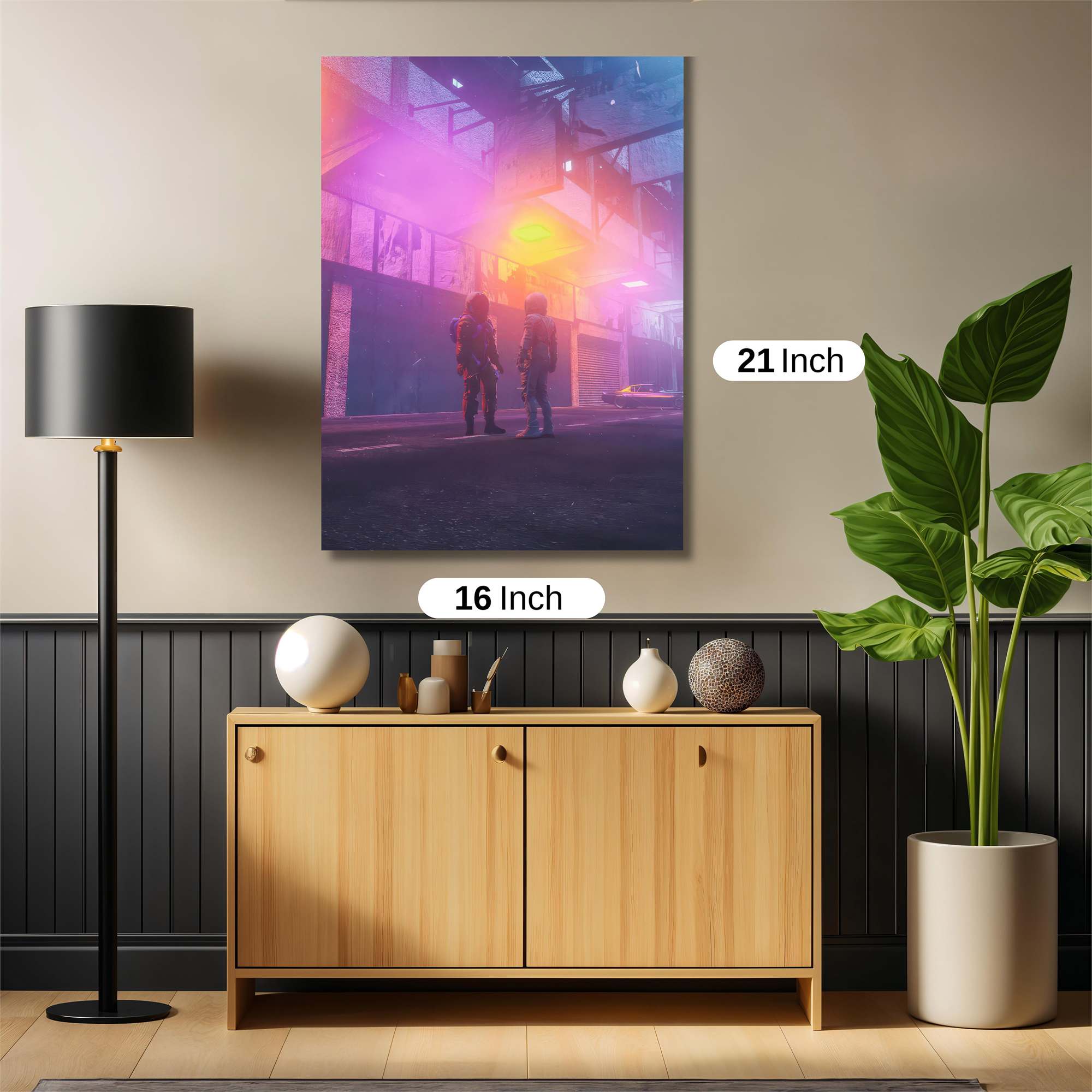 Astronauts Serene Safe Wall Magnetic / M