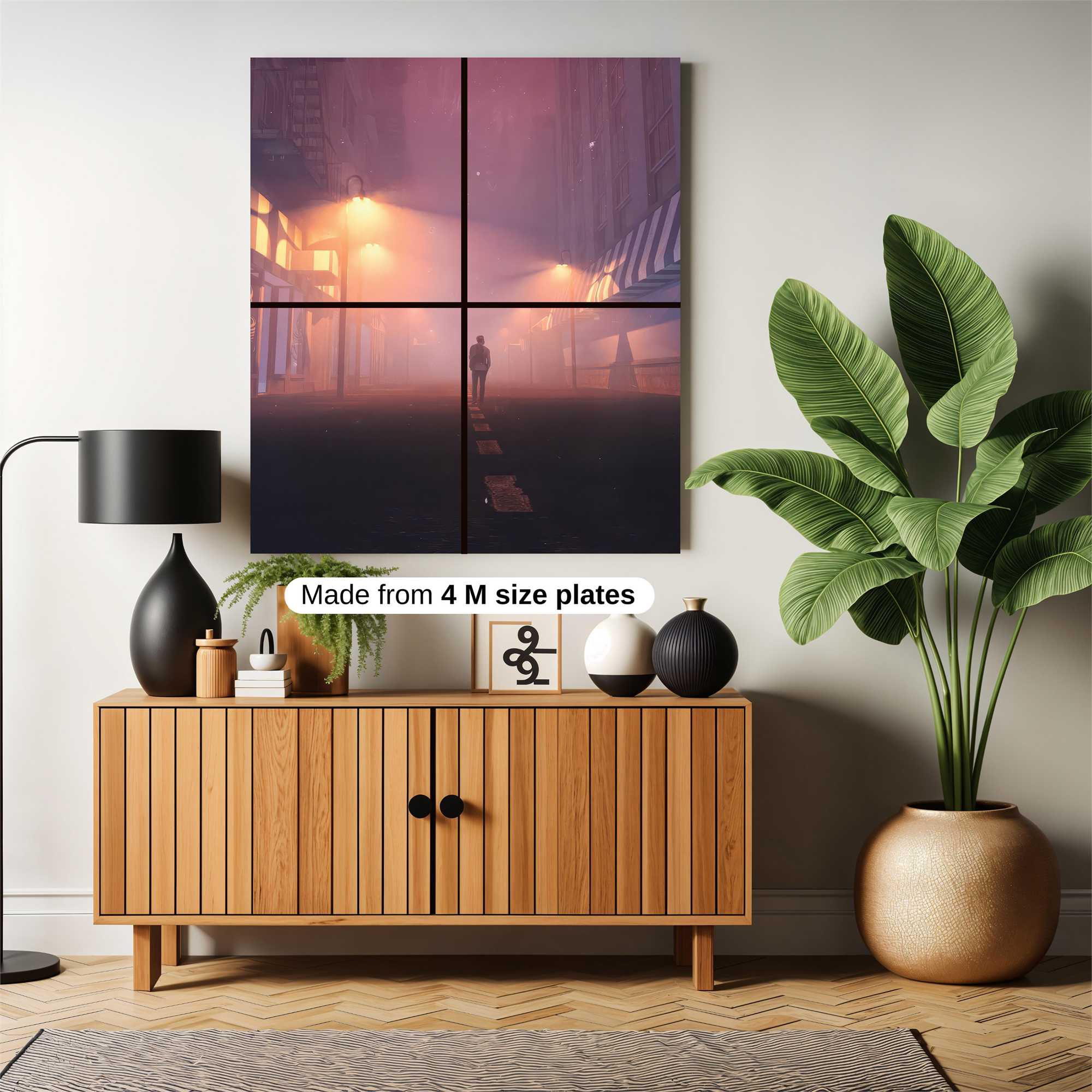 Foggy Solitude Safe Wall Magnetic / M