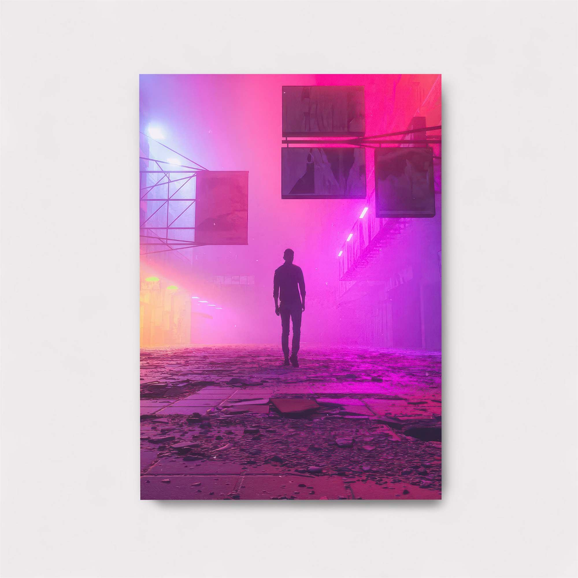 Neon Solitude Safe Wall Magnetic / M