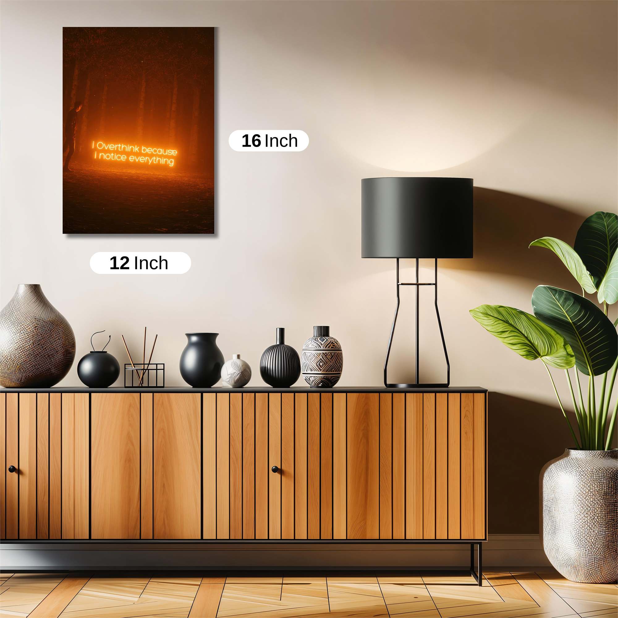 Neon Introspection Safe Wall Magnetic / M