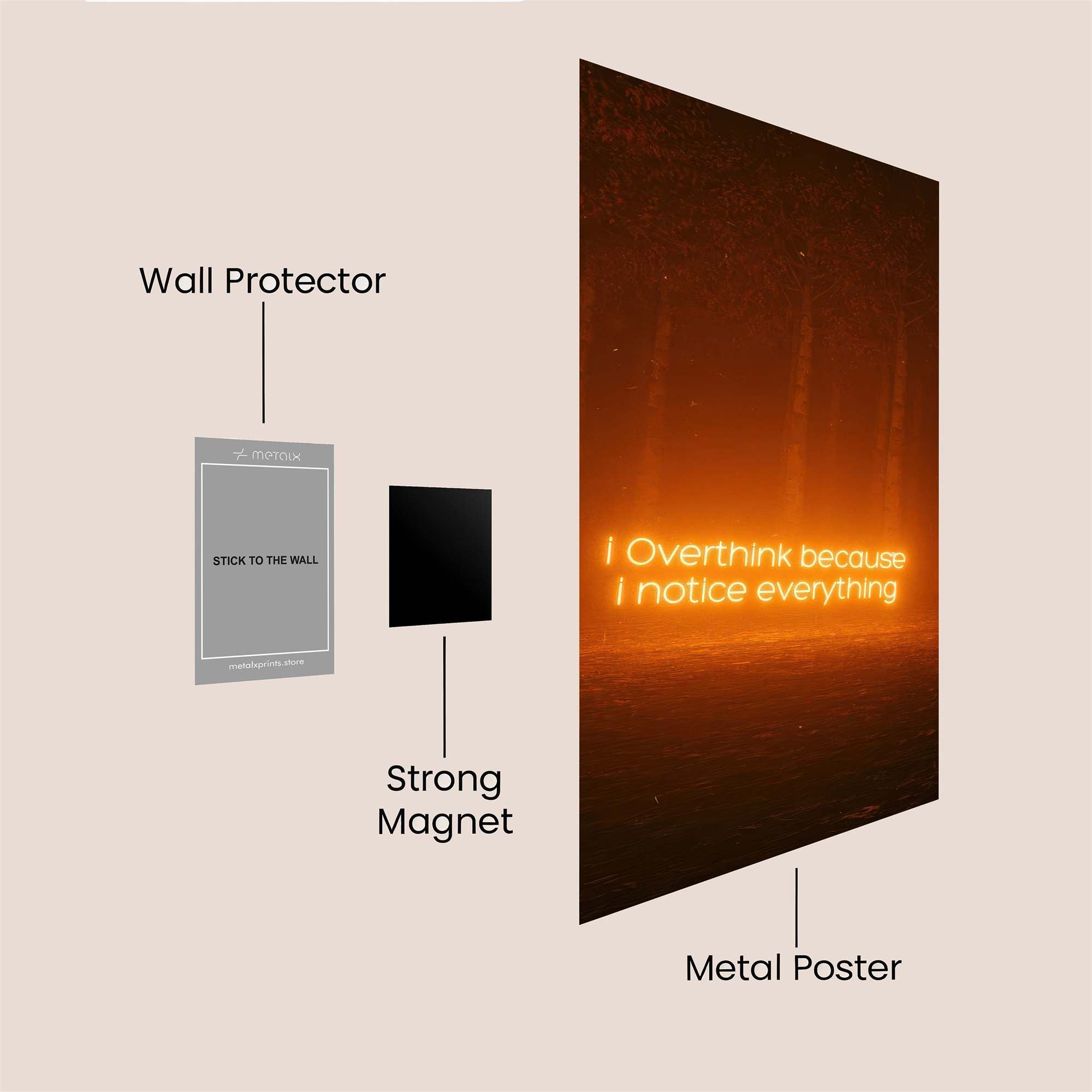 Neon Introspection Safe Wall Magnetic / M