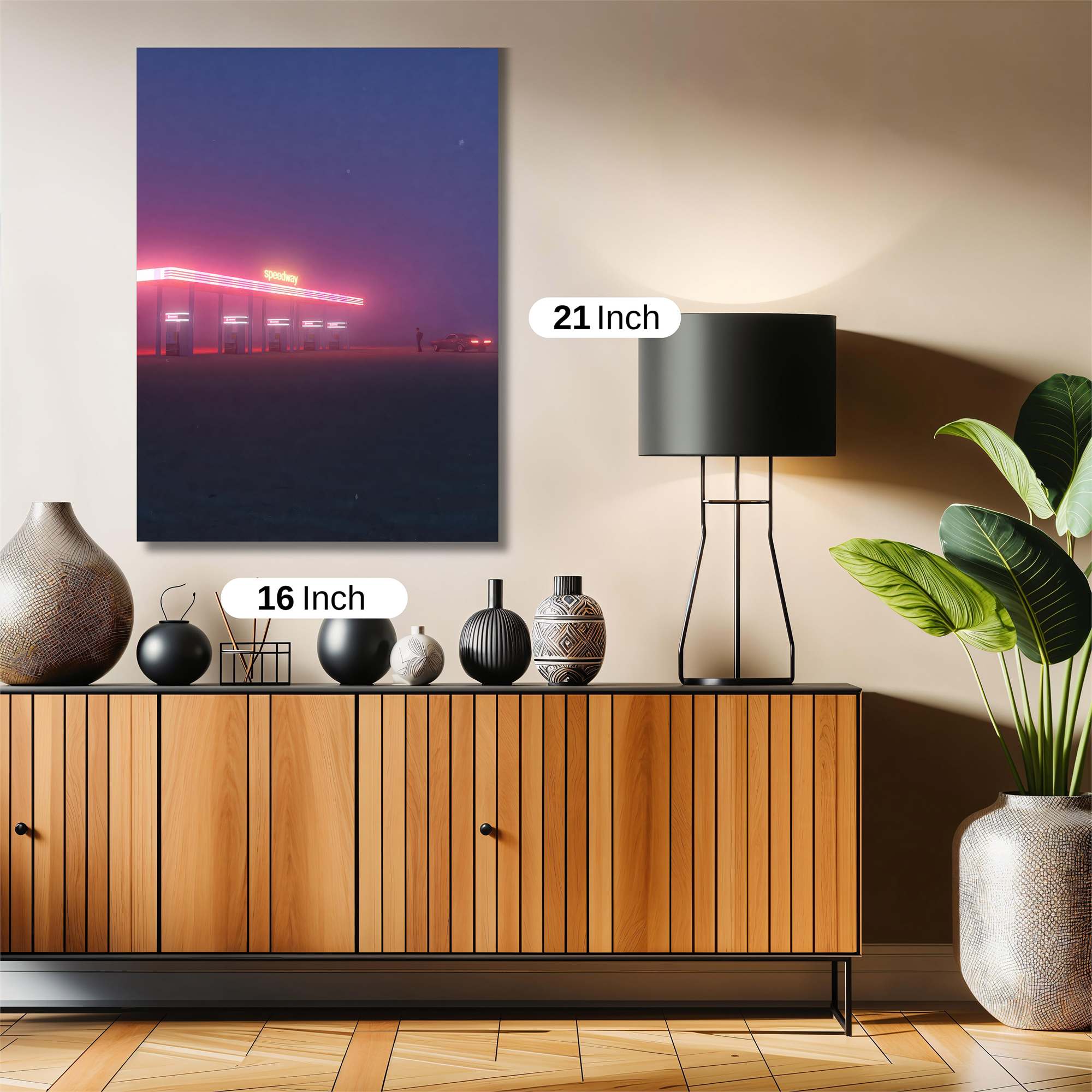 Neon Desolation Safe Wall Magnetic / M
