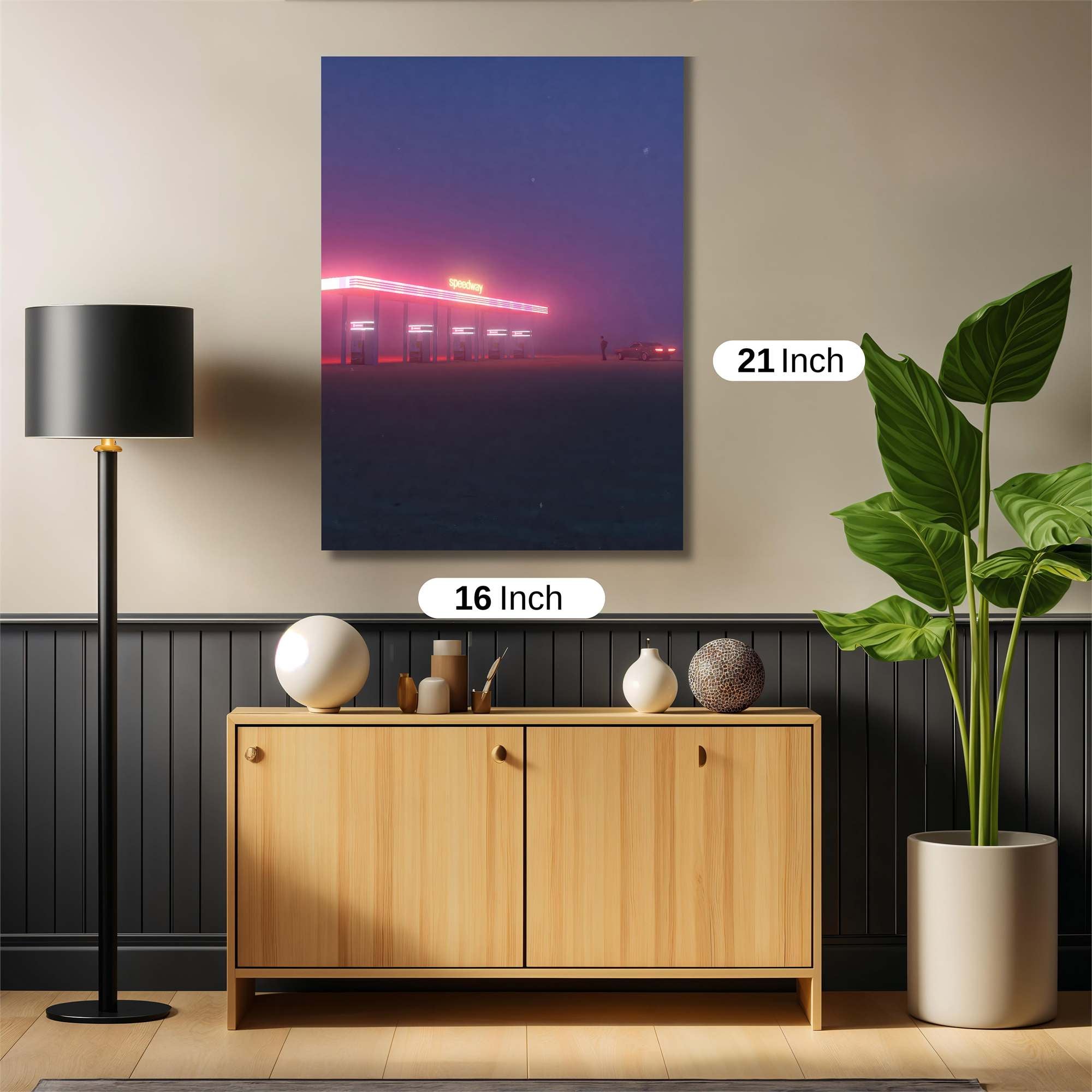 Neon Desolation Safe Wall Magnetic / M