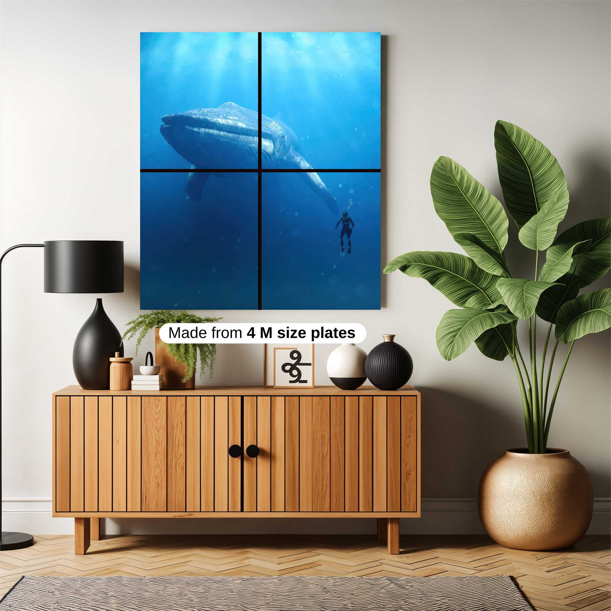 Blue Tranquil Safe Wall Magnetic / M