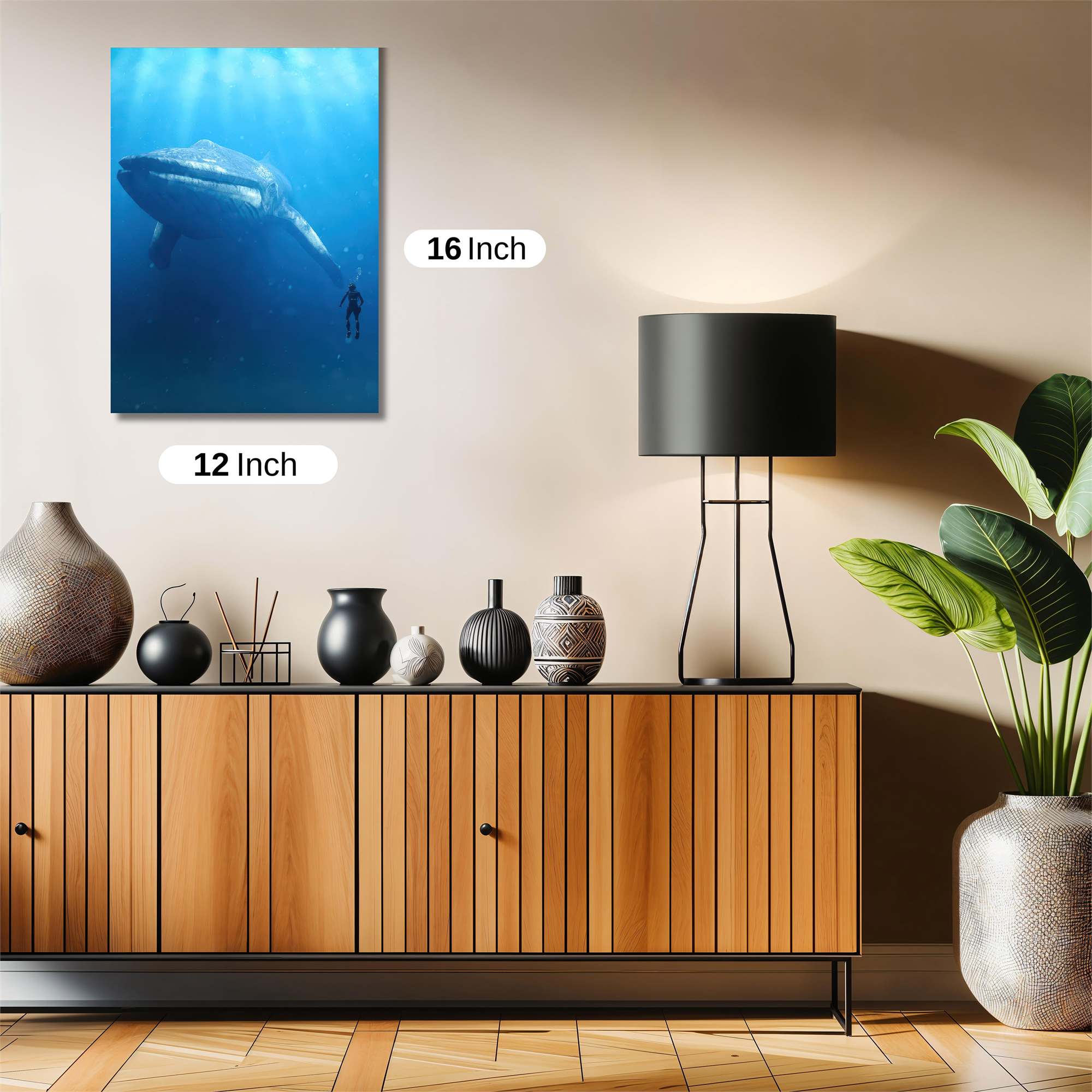 Blue Tranquil Safe Wall Magnetic / M