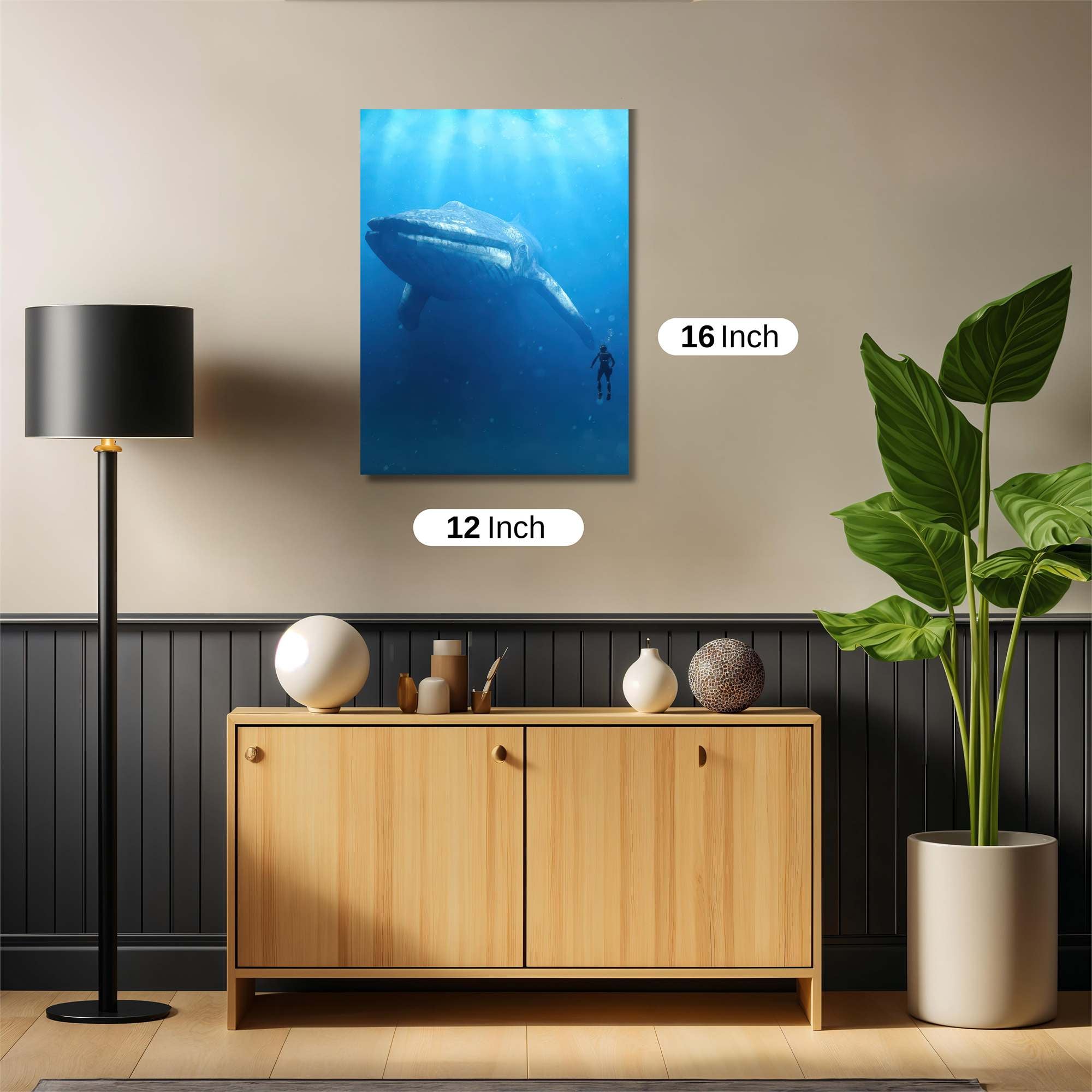 Blue Tranquil Safe Wall Magnetic / M