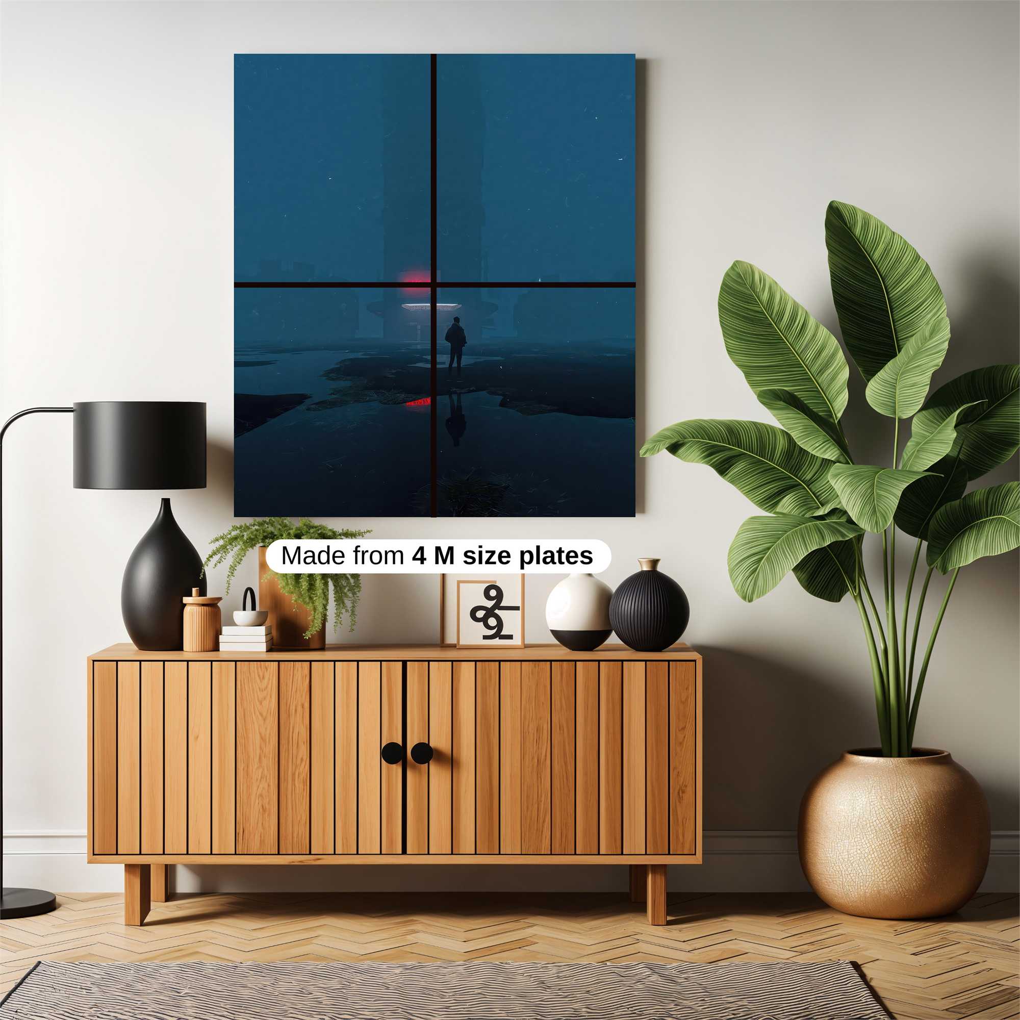 Neon Solitude Safe Wall Magnetic / M