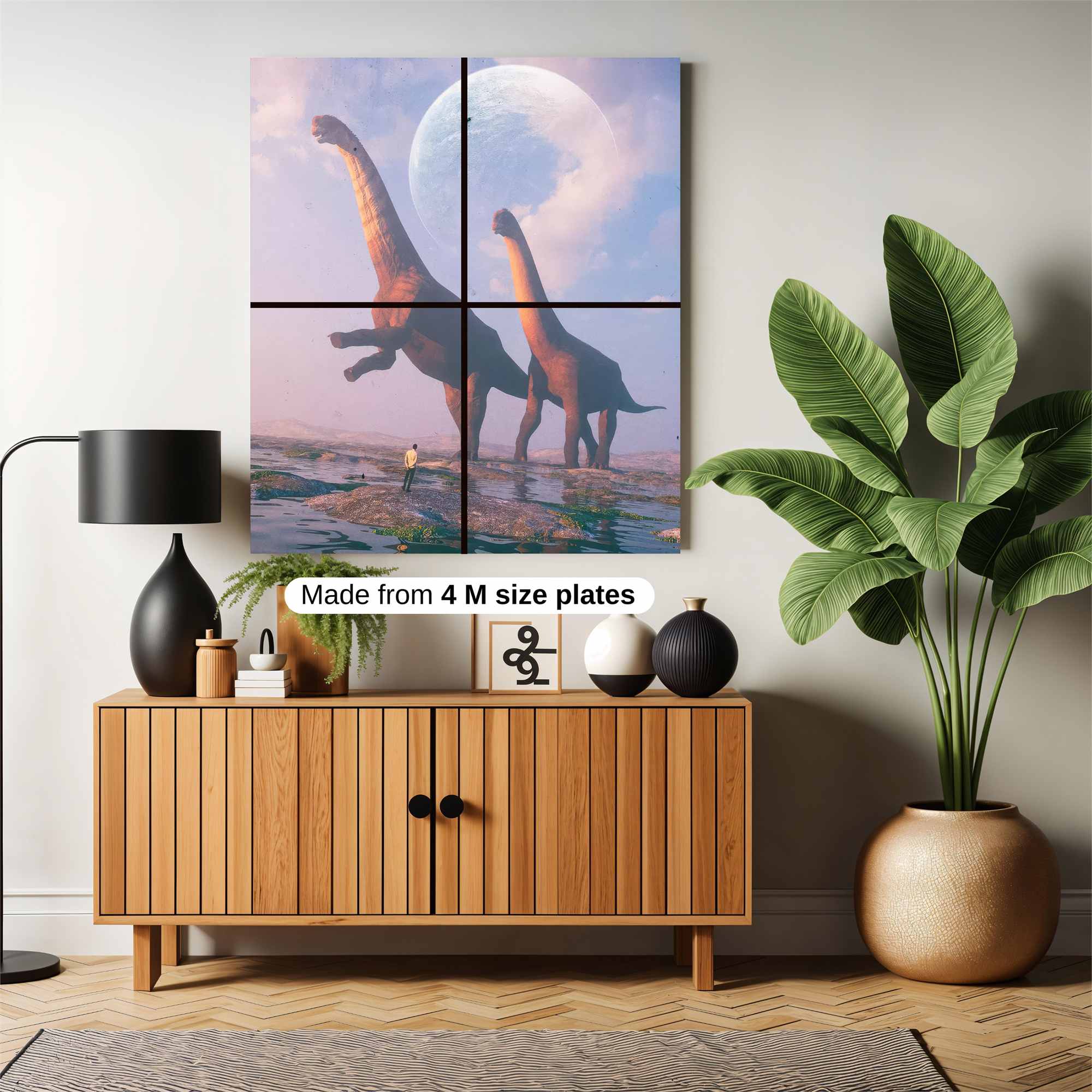 Brontosaurus Bliss Safe Wall Magnetic / M