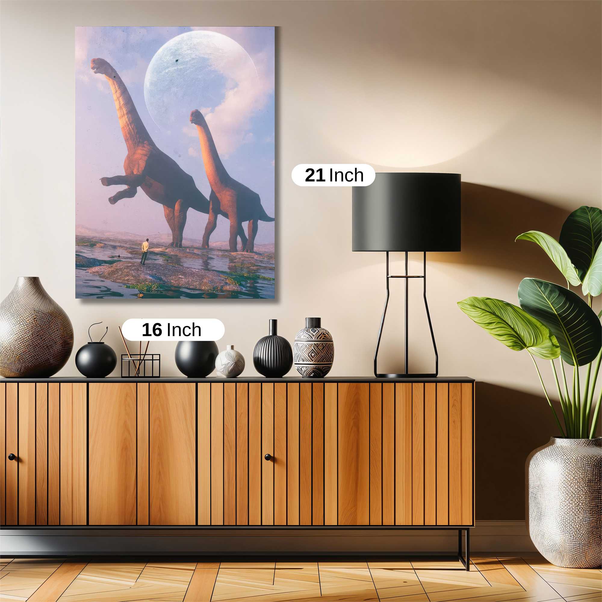 Brontosaurus Bliss Safe Wall Magnetic / M