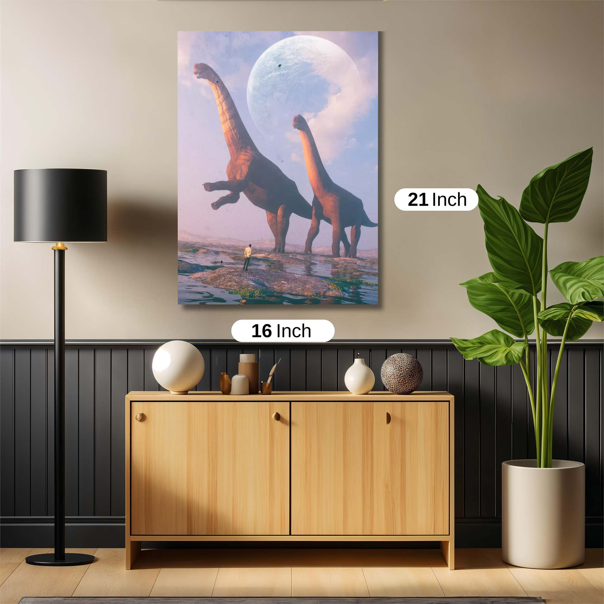 Brontosaurus Bliss Safe Wall Magnetic / M