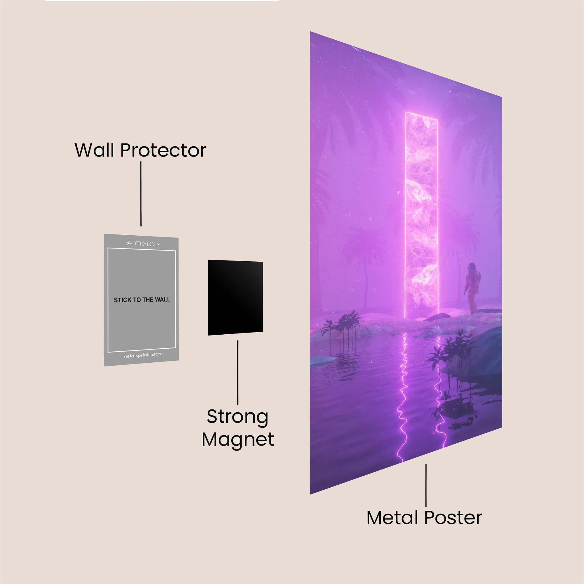 Portal Dream Safe Wall Magnetic / M