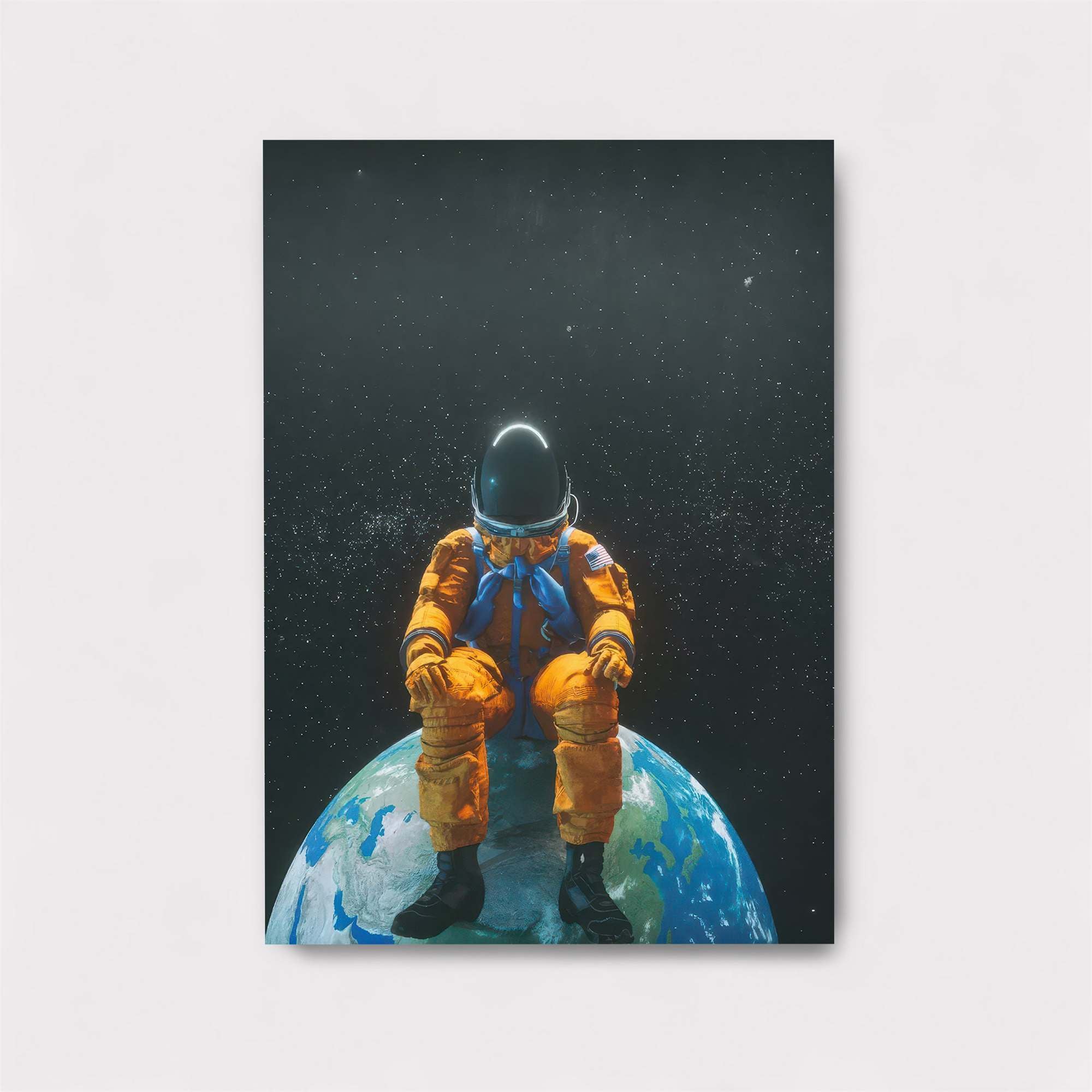 Astronaut Pensive Safe Wall Magnetic / M