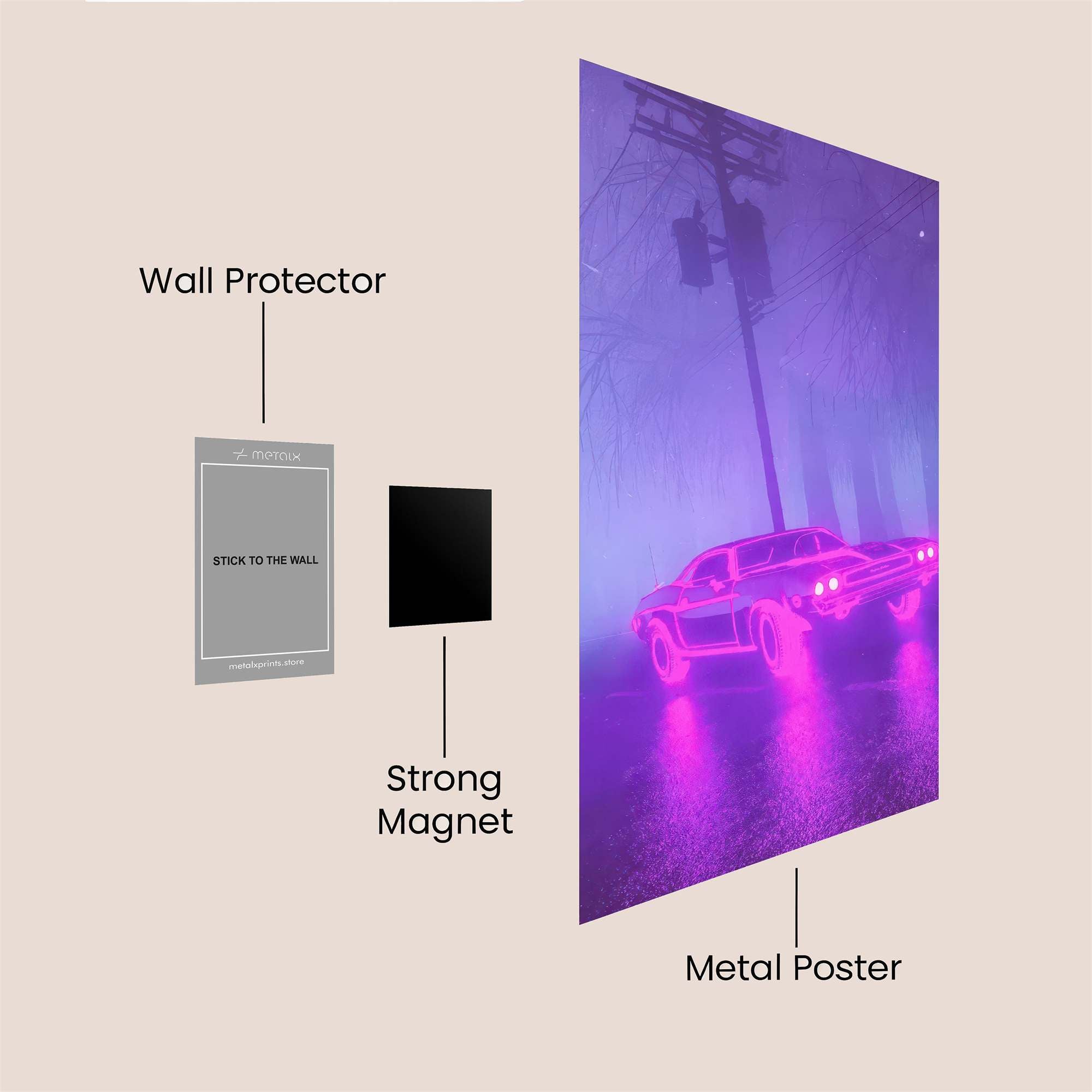 Charger Eerie Safe Wall Magnetic / M