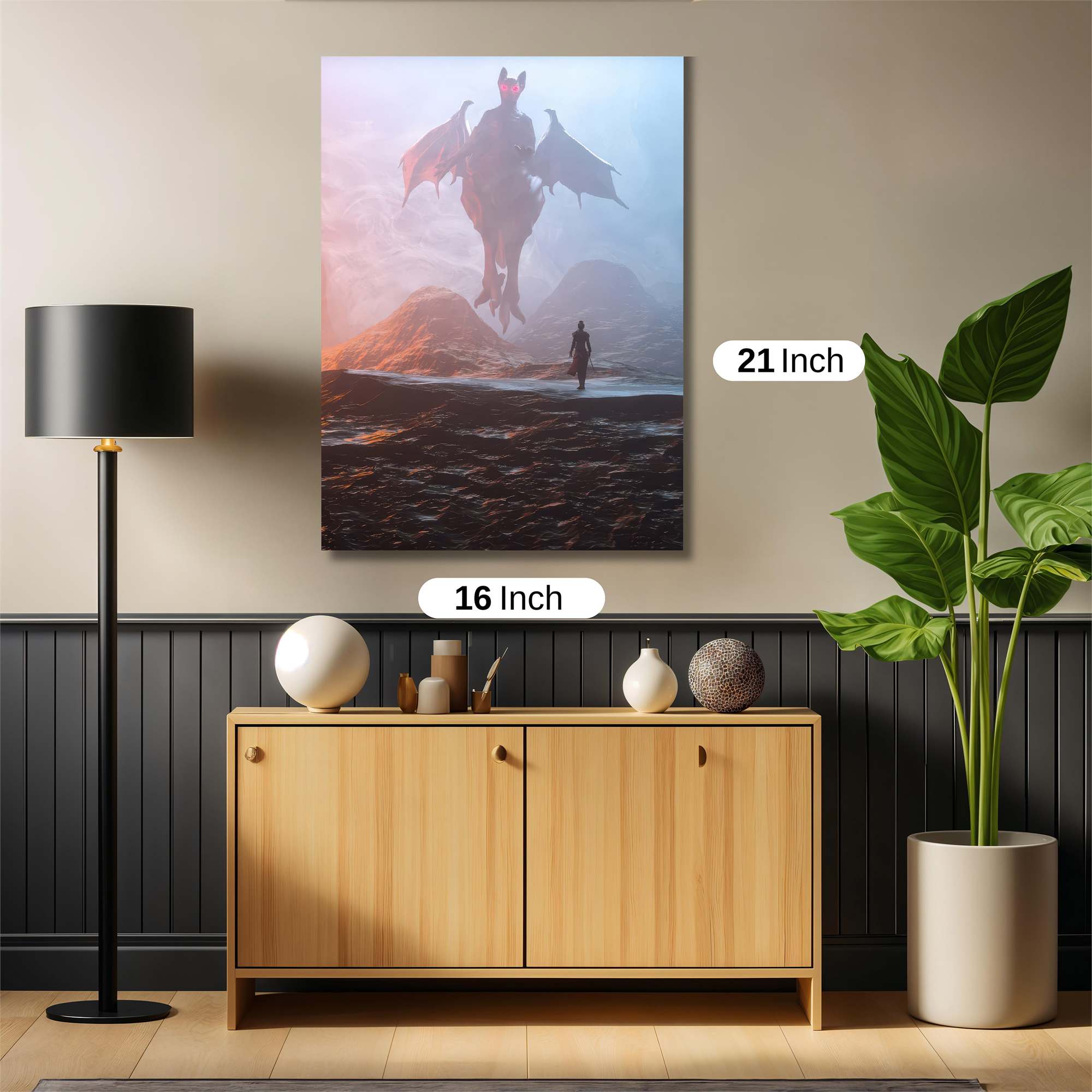 Dragon Ominous Safe Wall Magnetic / M