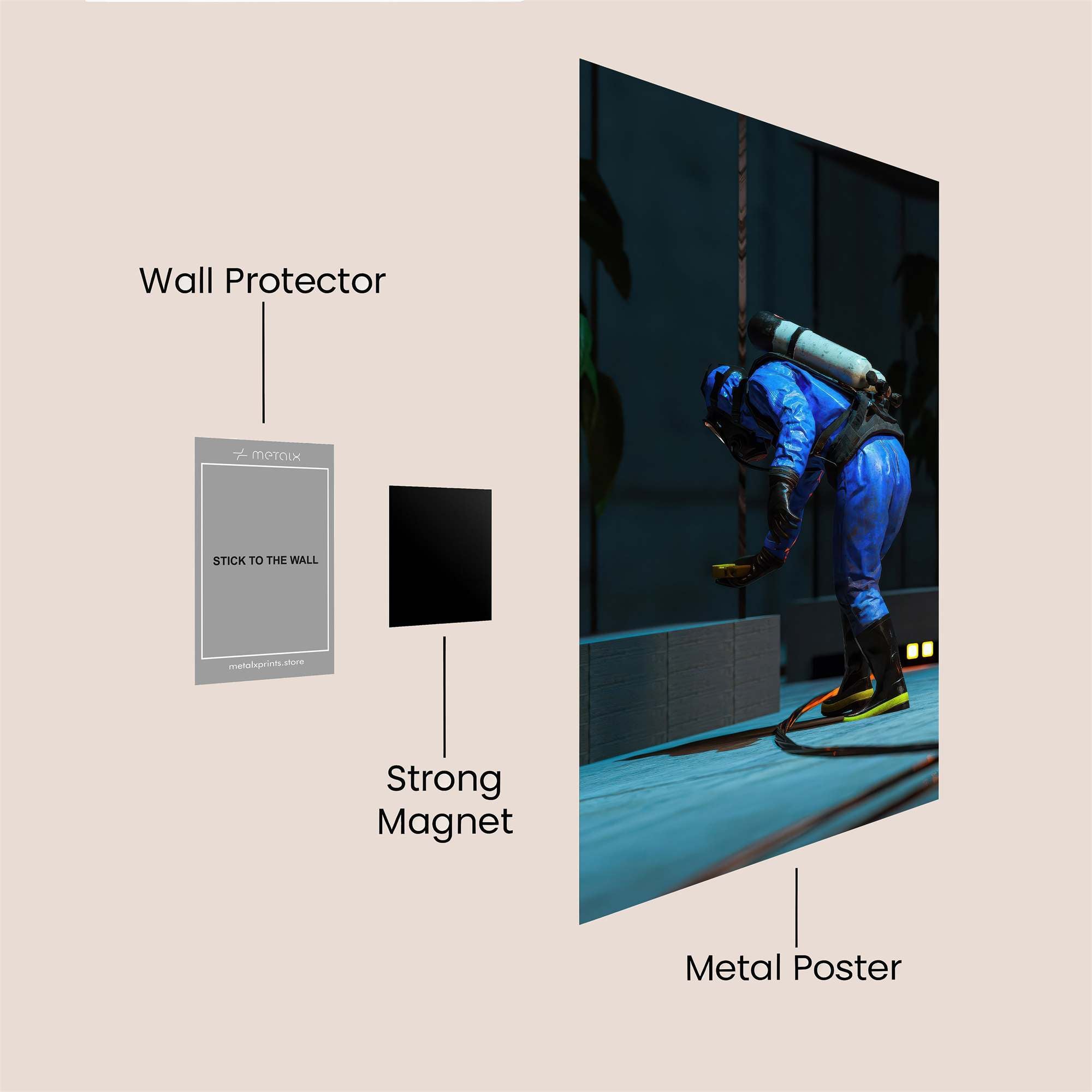 Diver's Quest Safe Wall Magnetic / M