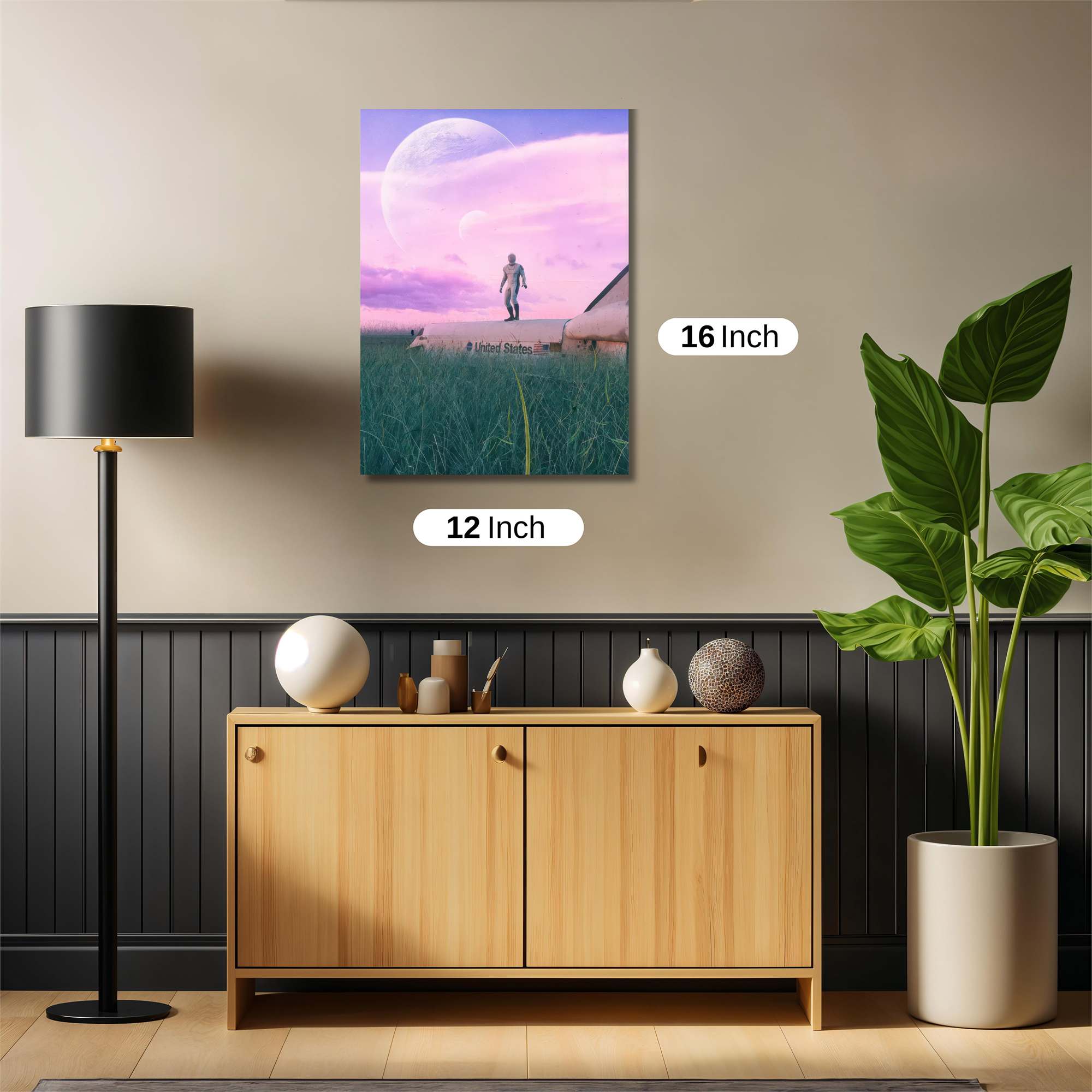 Astronaut Serene Safe Wall Magnetic / M