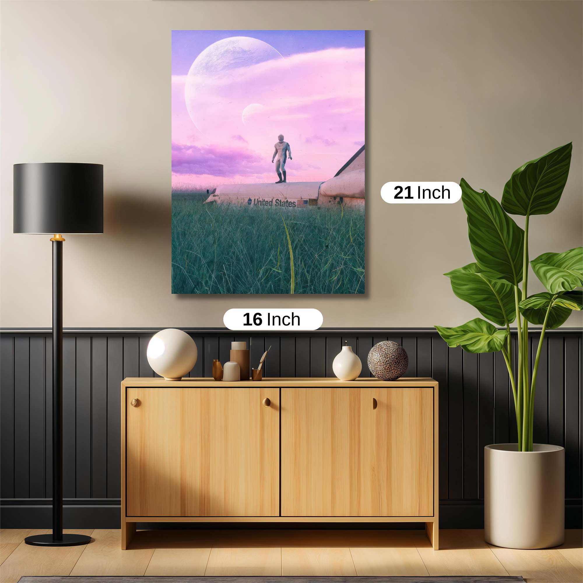 Astronaut Serene Safe Wall Magnetic / M