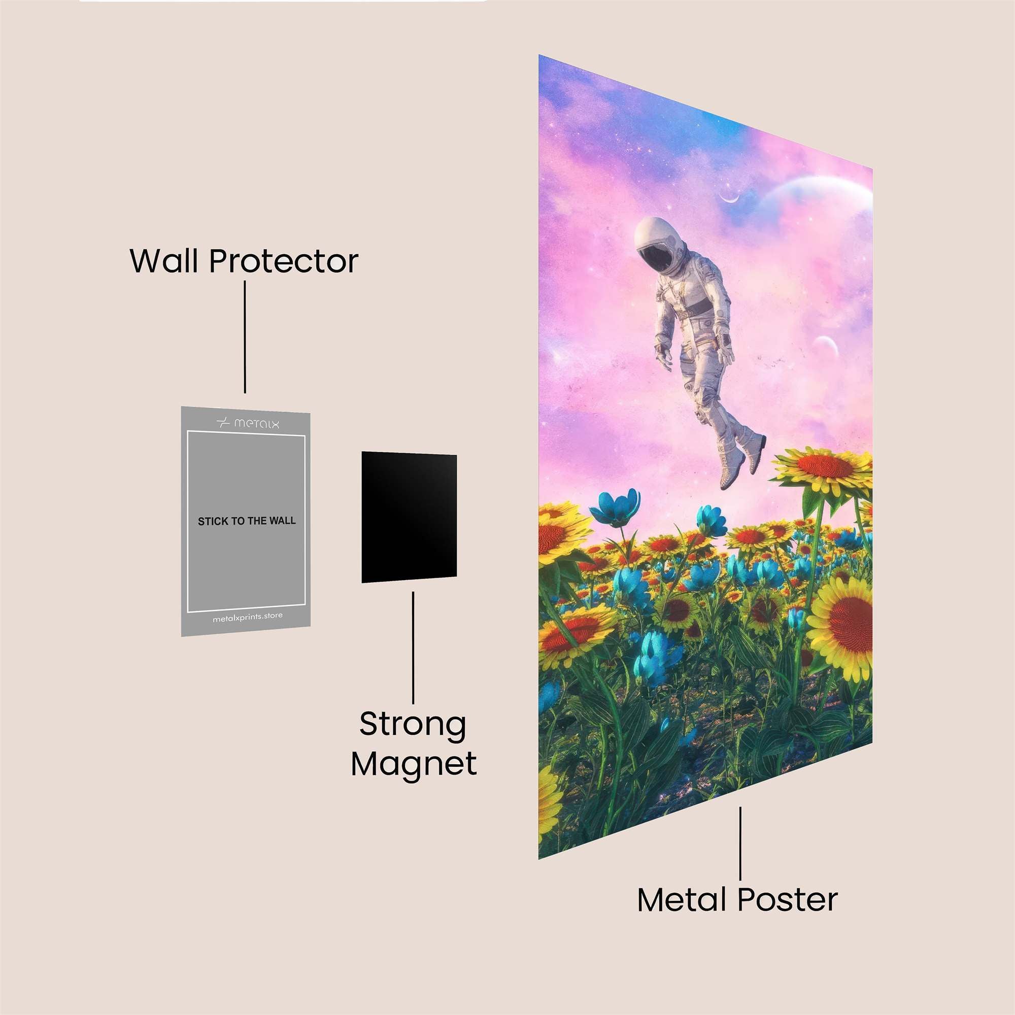 Astronaut Dreamscape Safe Wall Magnetic / M