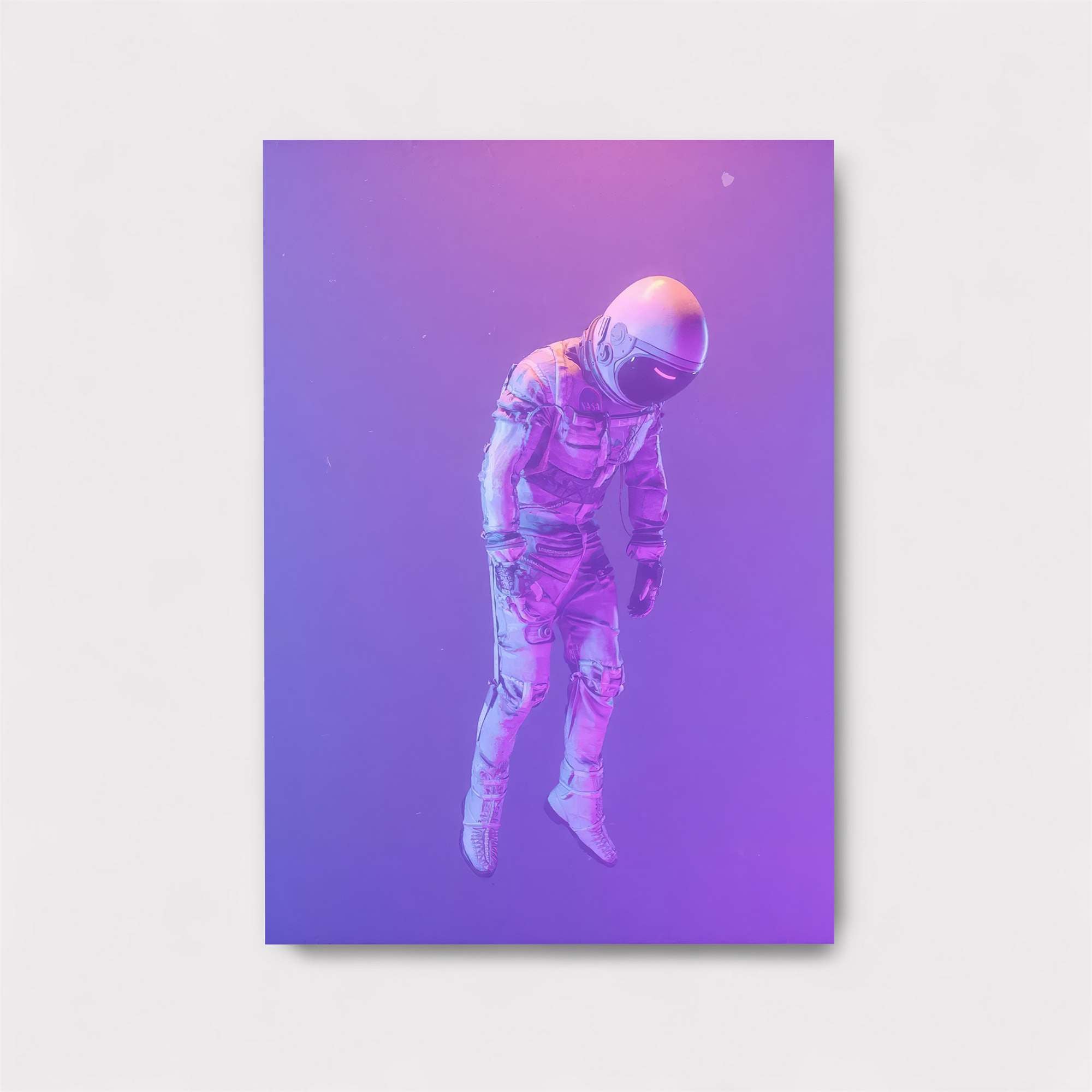 Astronaut Drifting Safe Wall Magnetic / M
