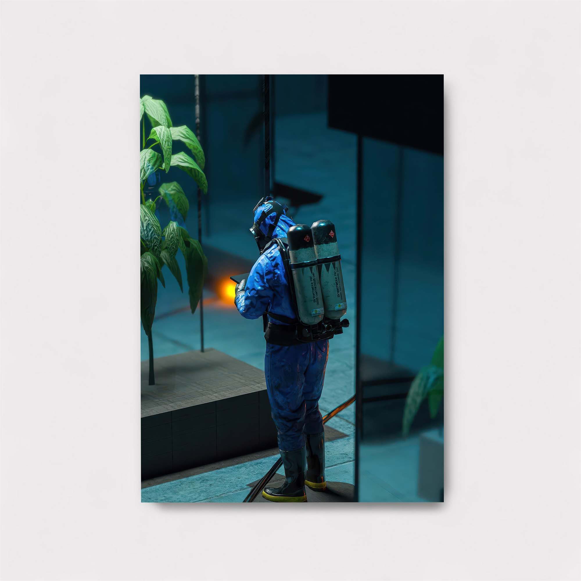 Biohazard Bloom Safe Wall Magnetic / M