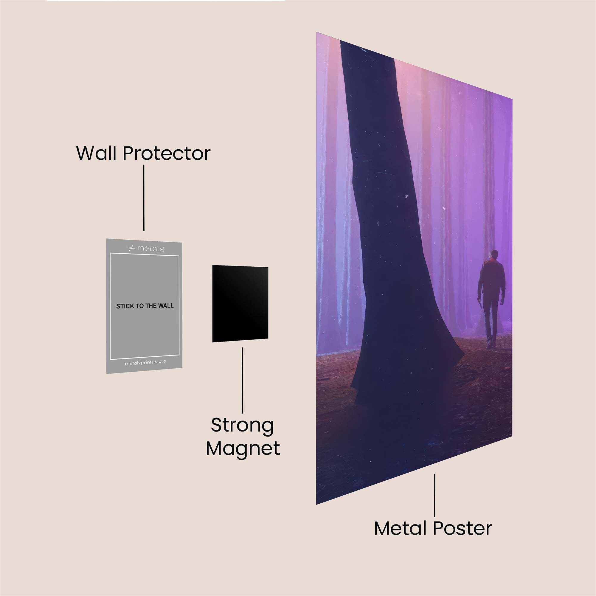 Forest Whisper Safe Wall Magnetic / M