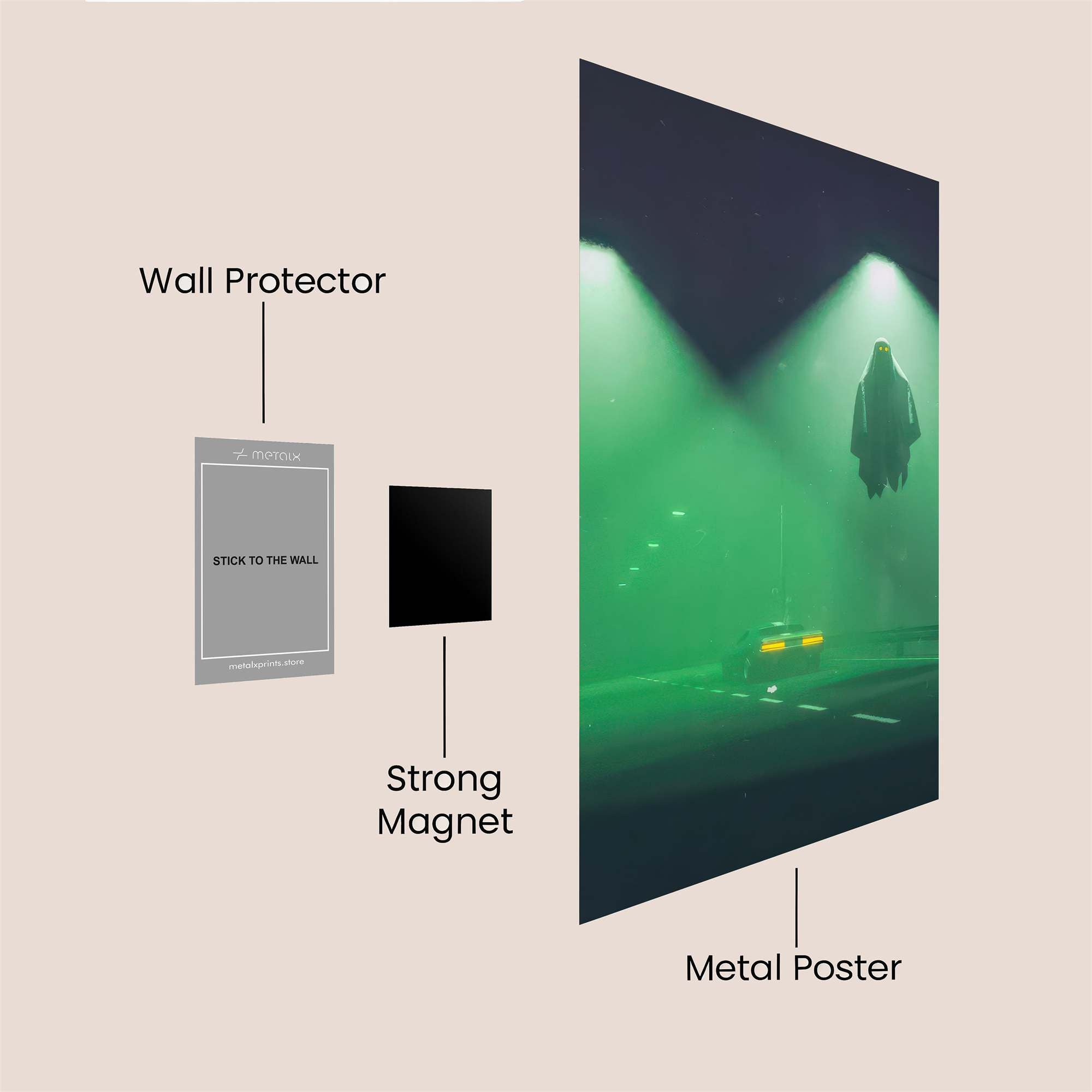 Dementor Eerie Safe Wall Magnetic / M