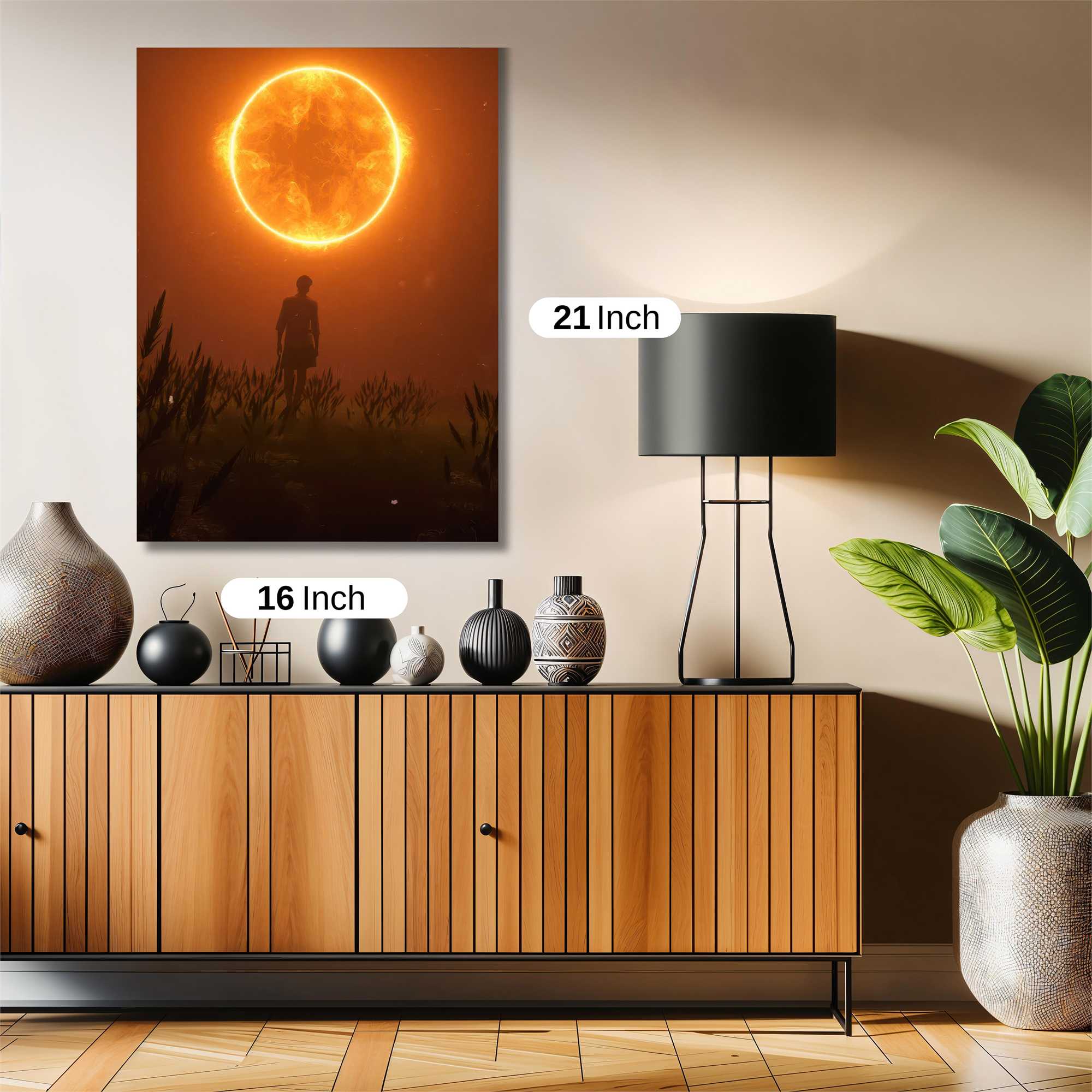 Sunlit Solitude Safe Wall Magnetic / M