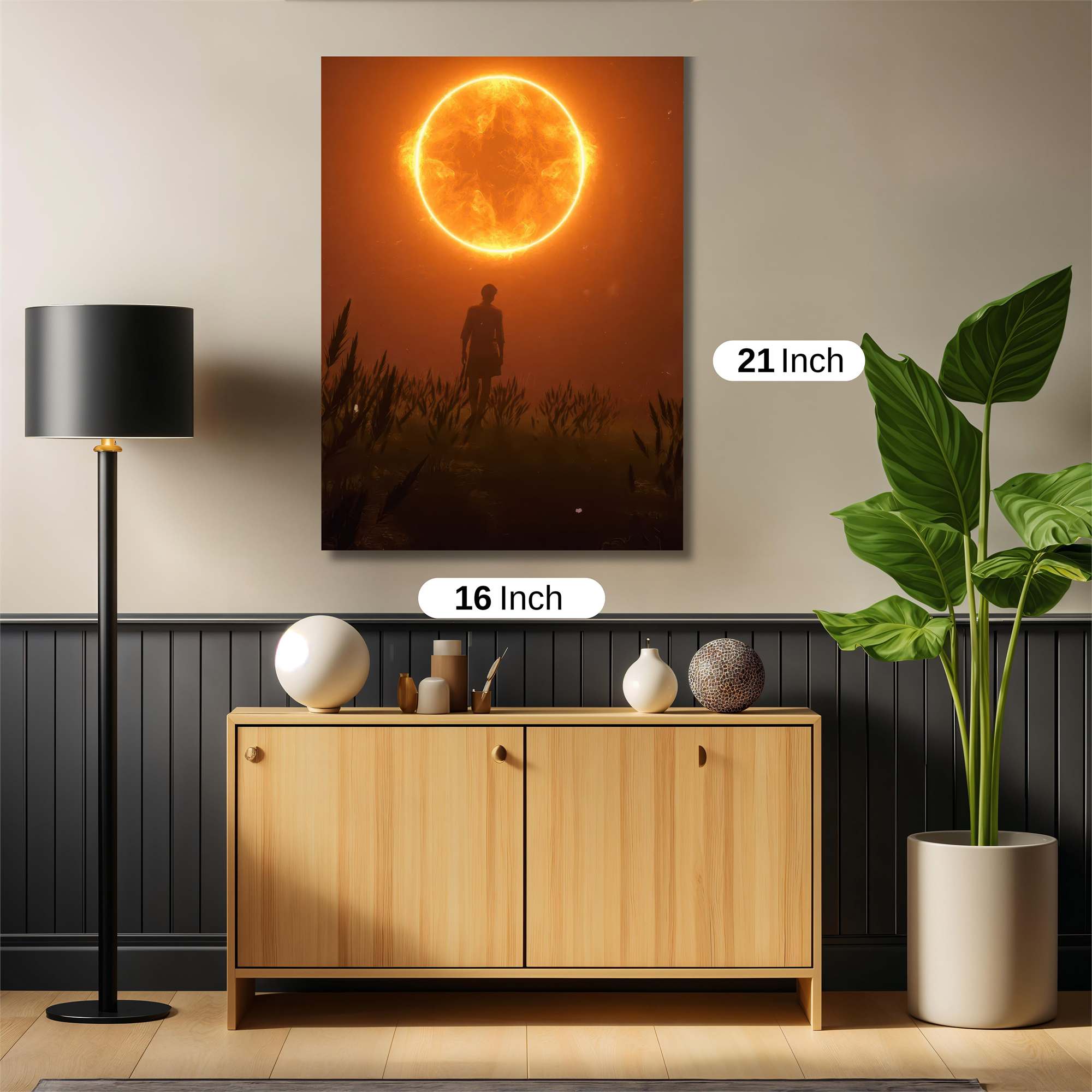 Sunlit Solitude Safe Wall Magnetic / M