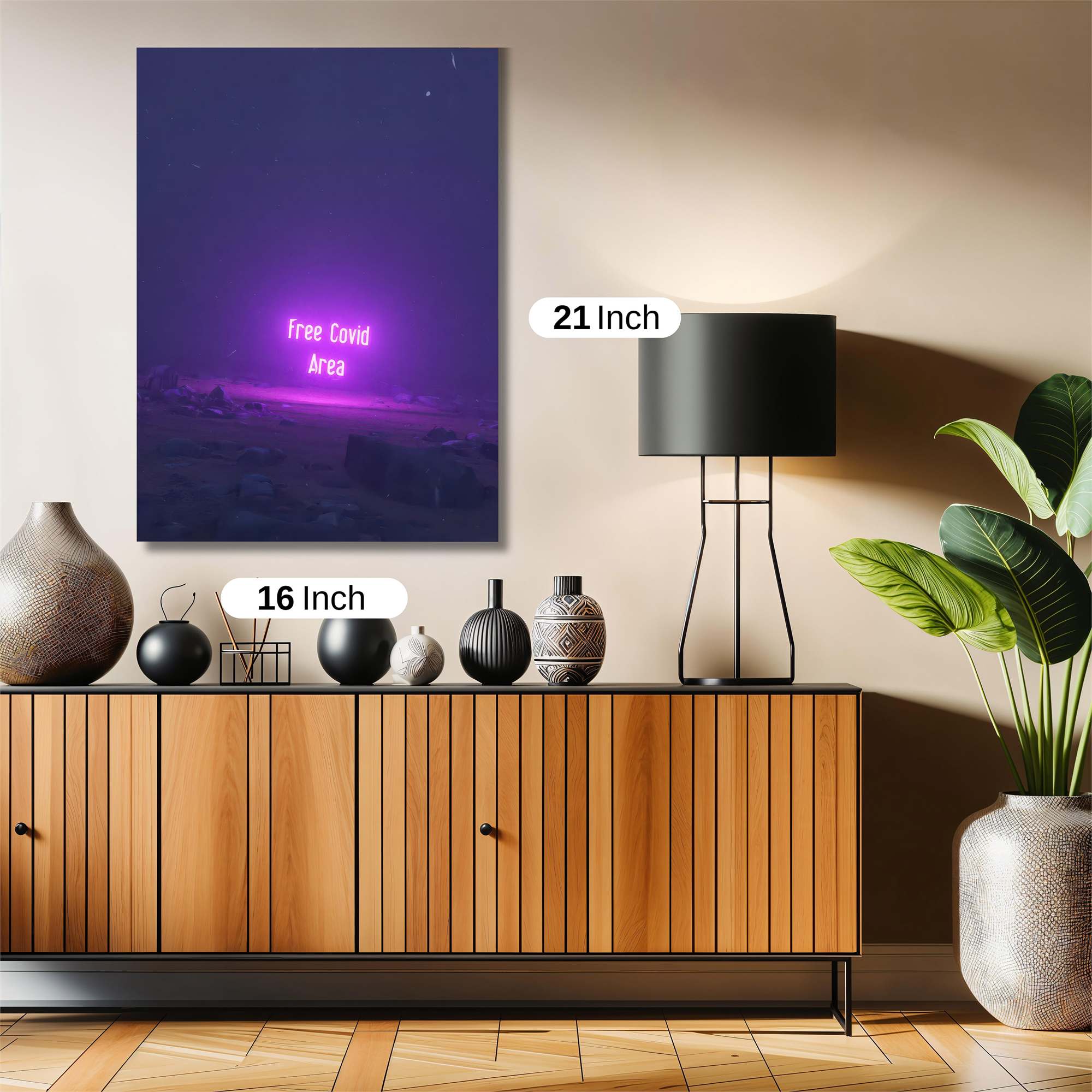 Neon Irony Safe Wall Magnetic / M