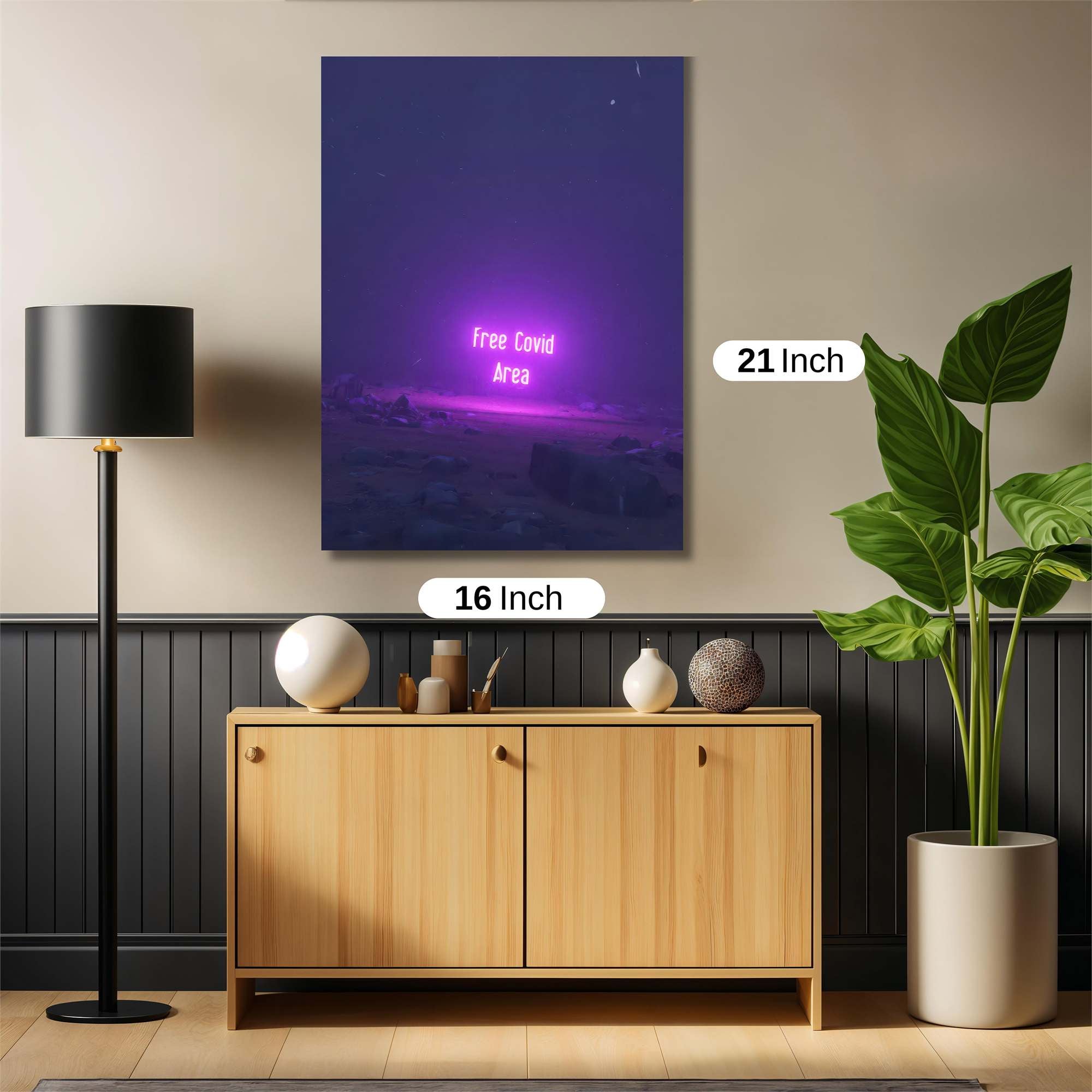 Neon Irony Safe Wall Magnetic / M