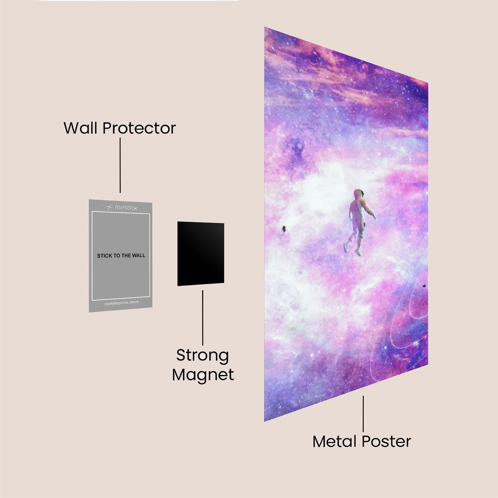 Cosmic Bliss Safe Wall Magnetic / M