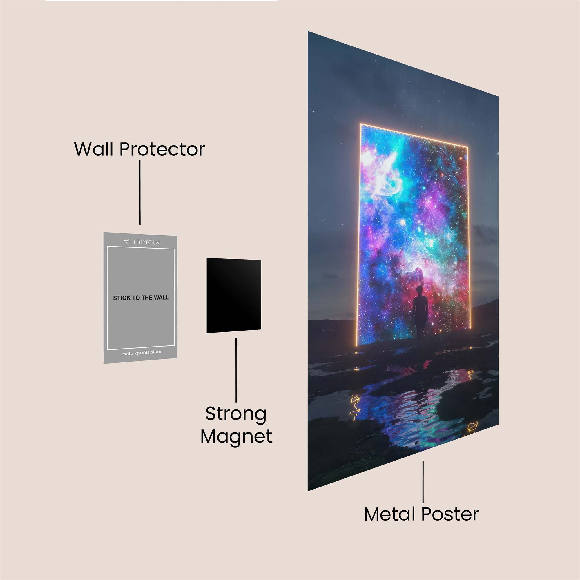 Portal Enigma Safe Wall Magnetic / M