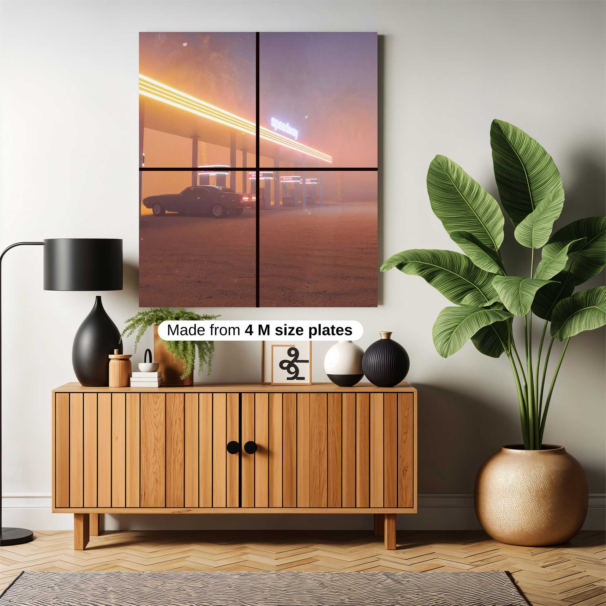 Neon Silence Safe Wall Magnetic / M