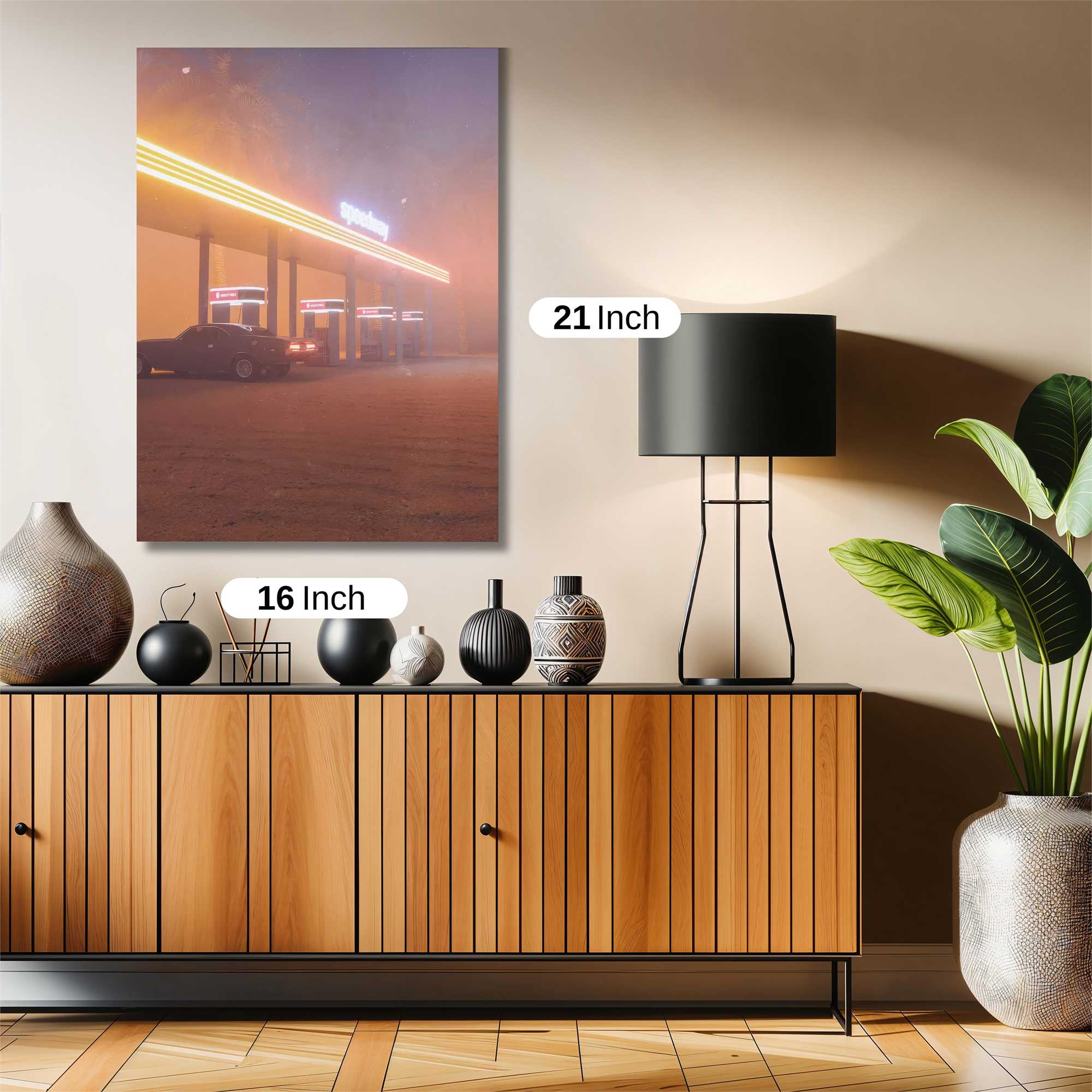 Neon Silence Safe Wall Magnetic / M