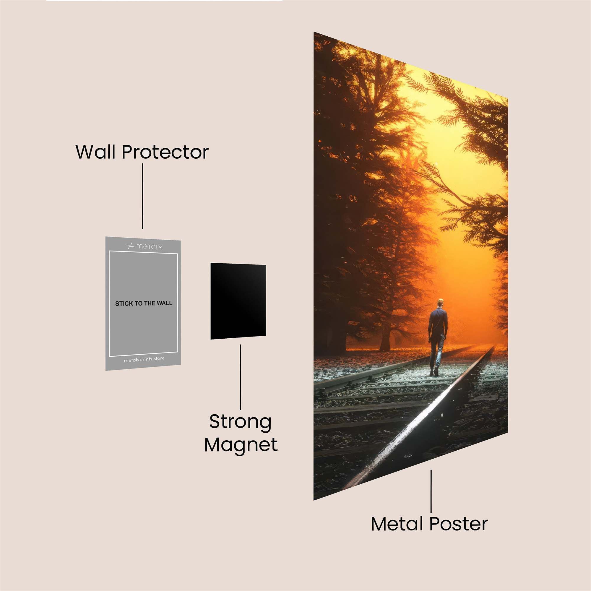 Journey Serene Safe Wall Magnetic / M