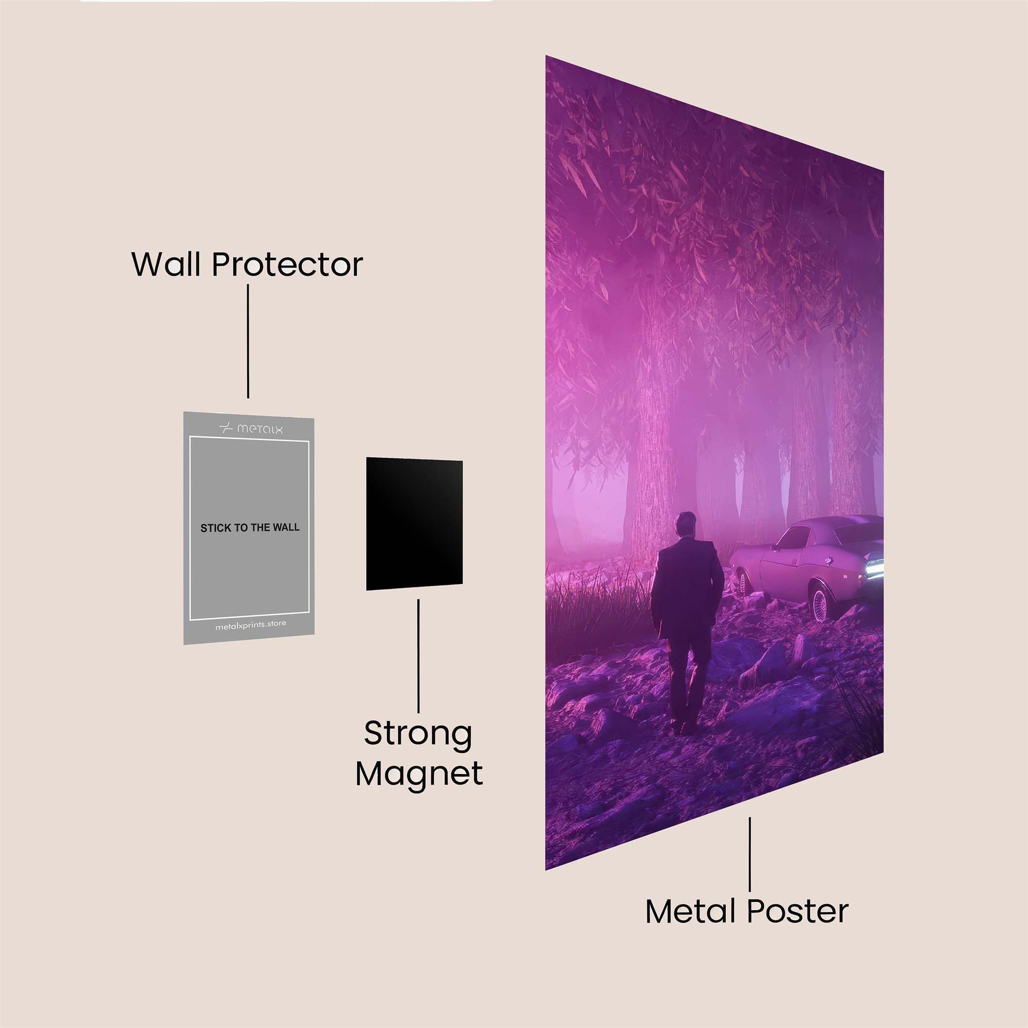 Mystic Pursuit Safe Wall Magnetic / M