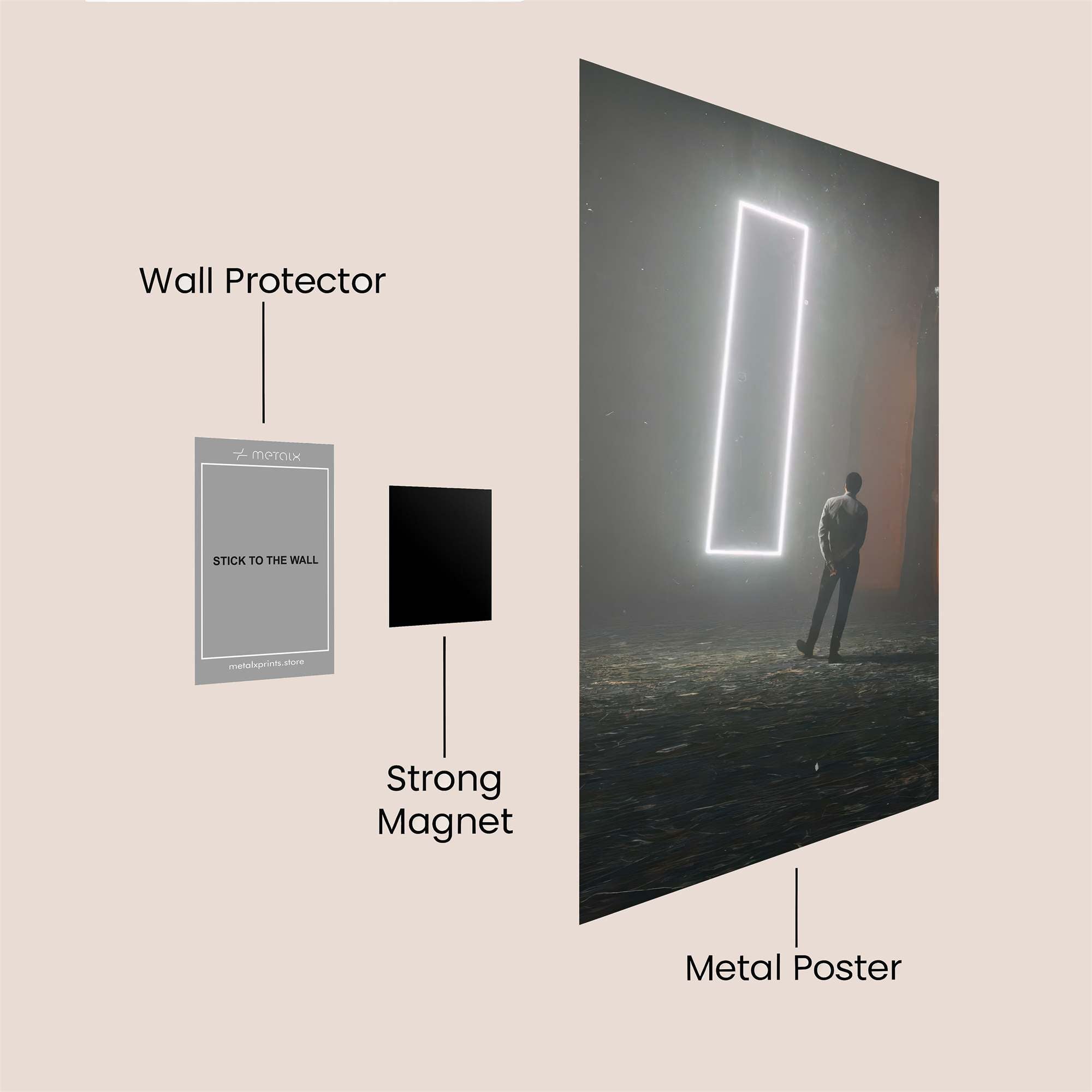 Portal Enigma Safe Wall Magnetic / M