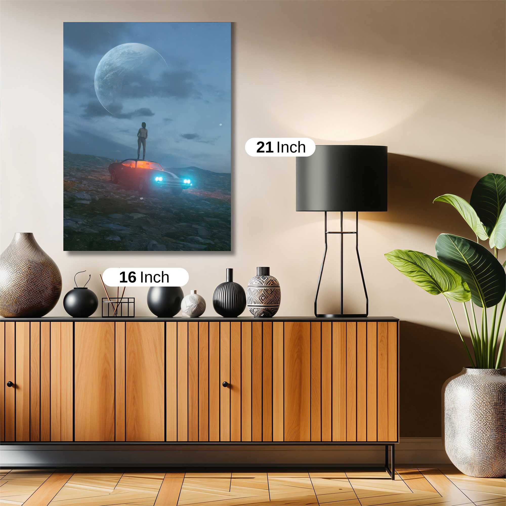 Lunar Tranquility Safe Wall Magnetic / M