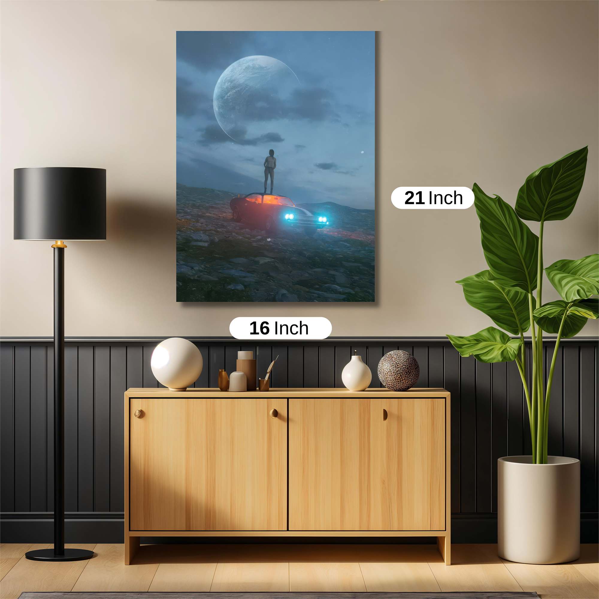 Lunar Tranquility Safe Wall Magnetic / M