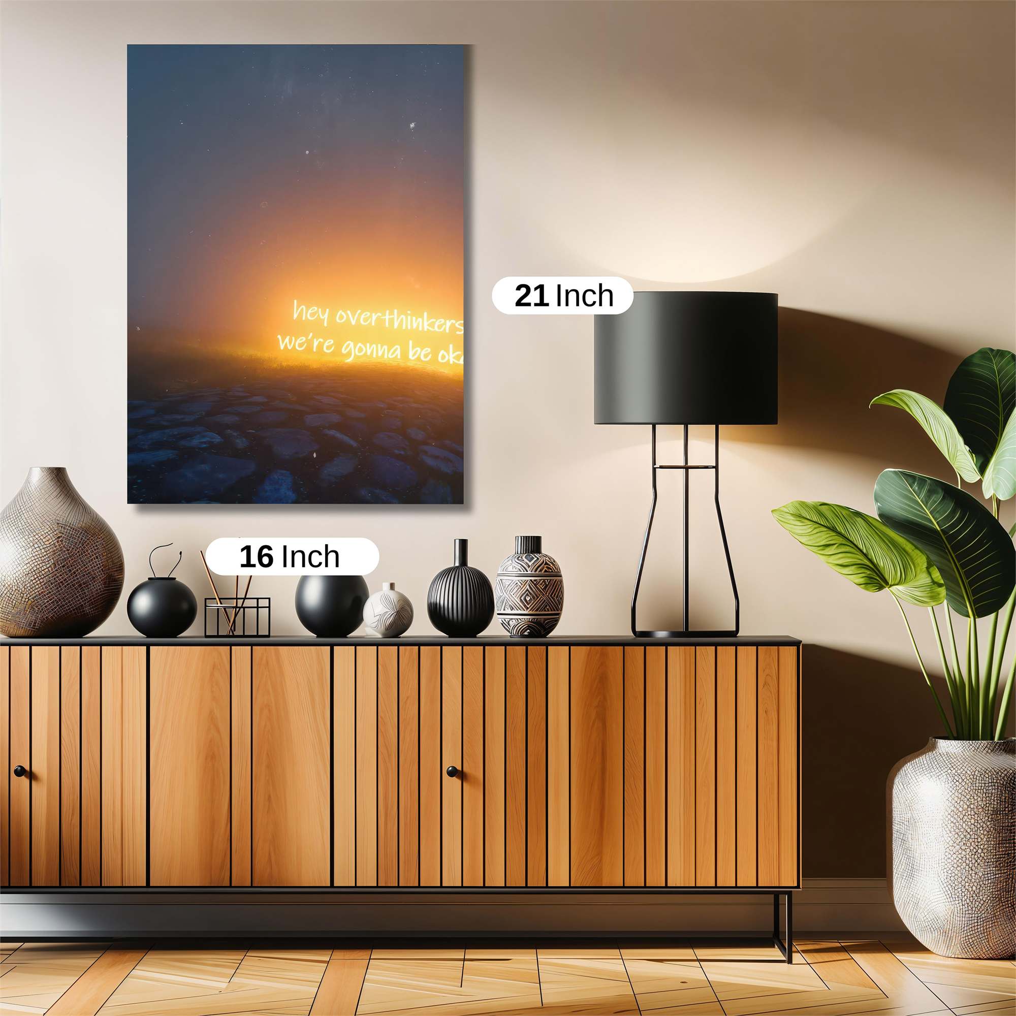 Message Hopeful Safe Wall Magnetic / M